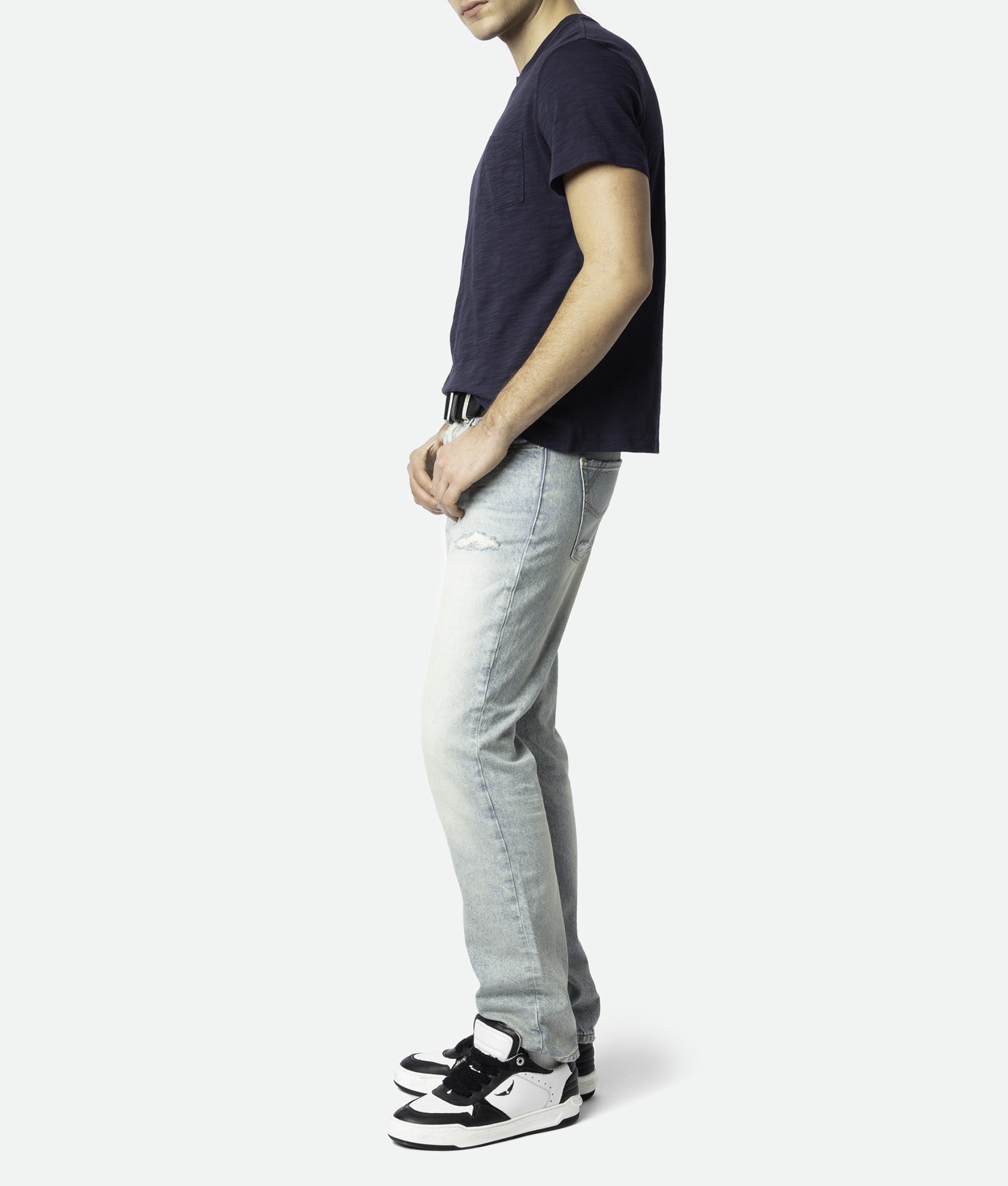 Jean droit en coton mélangé ZADIG&VOLTAIRE Bleu
