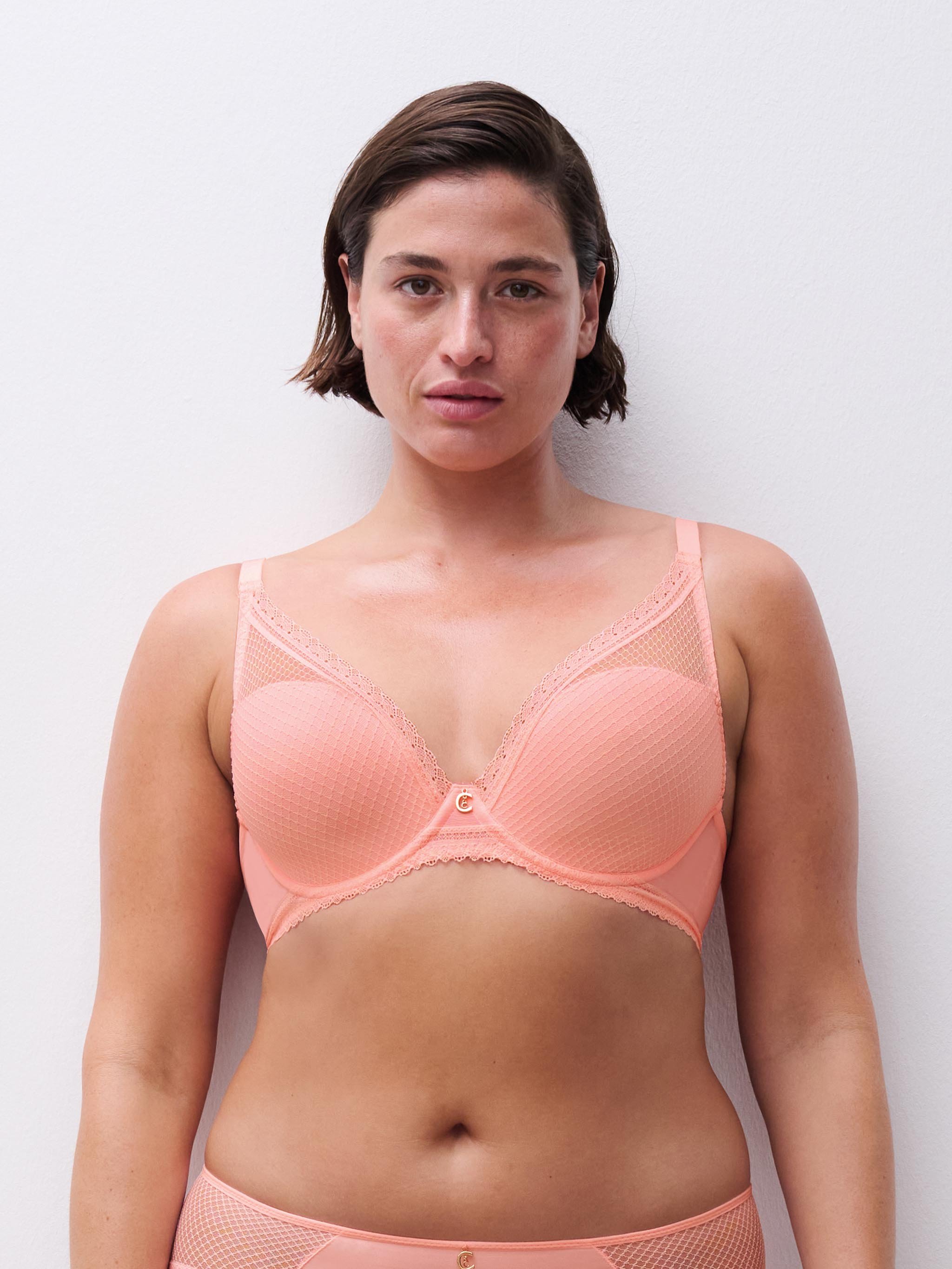 Plunge cup bra CHANTELLE Pink