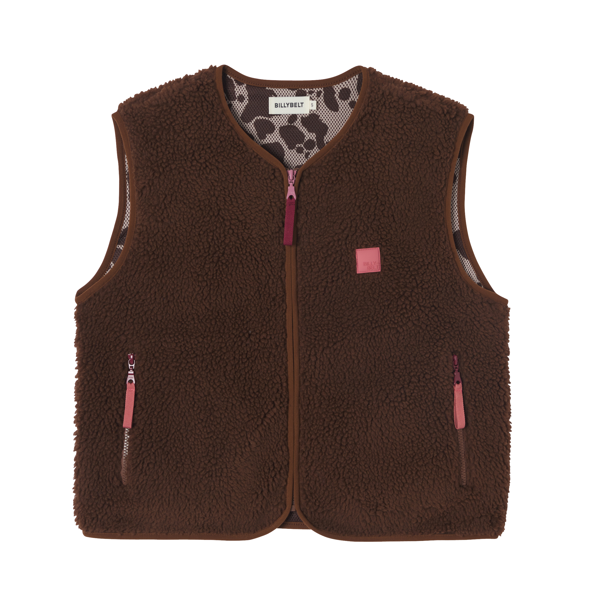 Sleeveless Sherpa Zip-Up Vest BILLYBELT