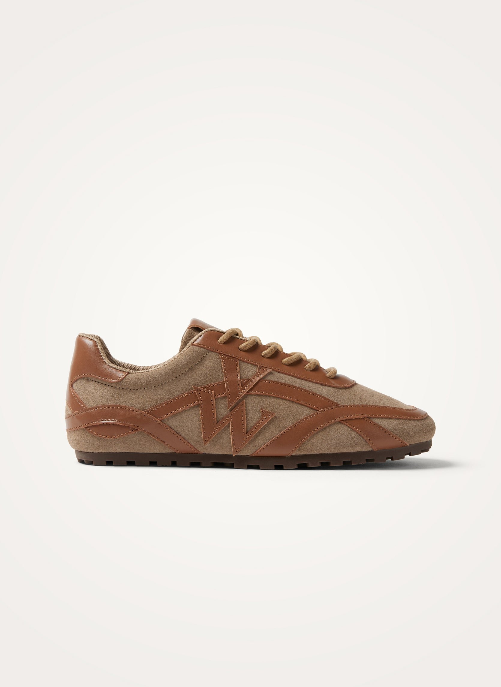Monogram sneakers with slim serrated sole VANESSA WU