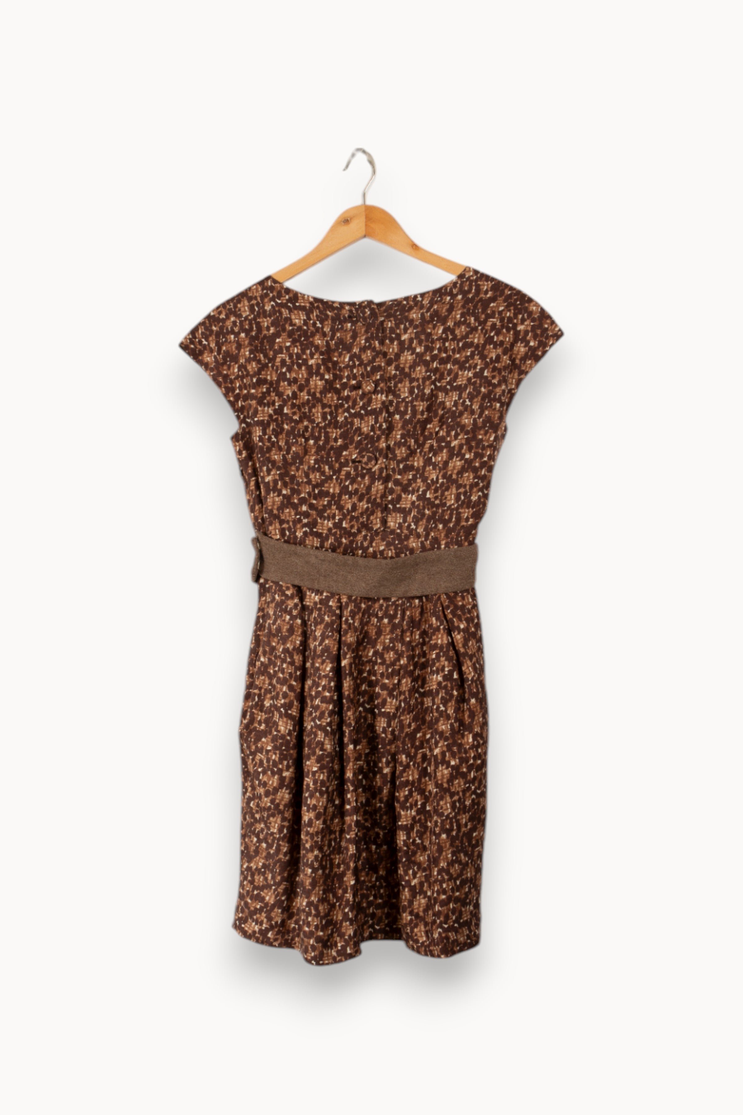 Short & midi dress TARA JARMON - Seconde Main Brown