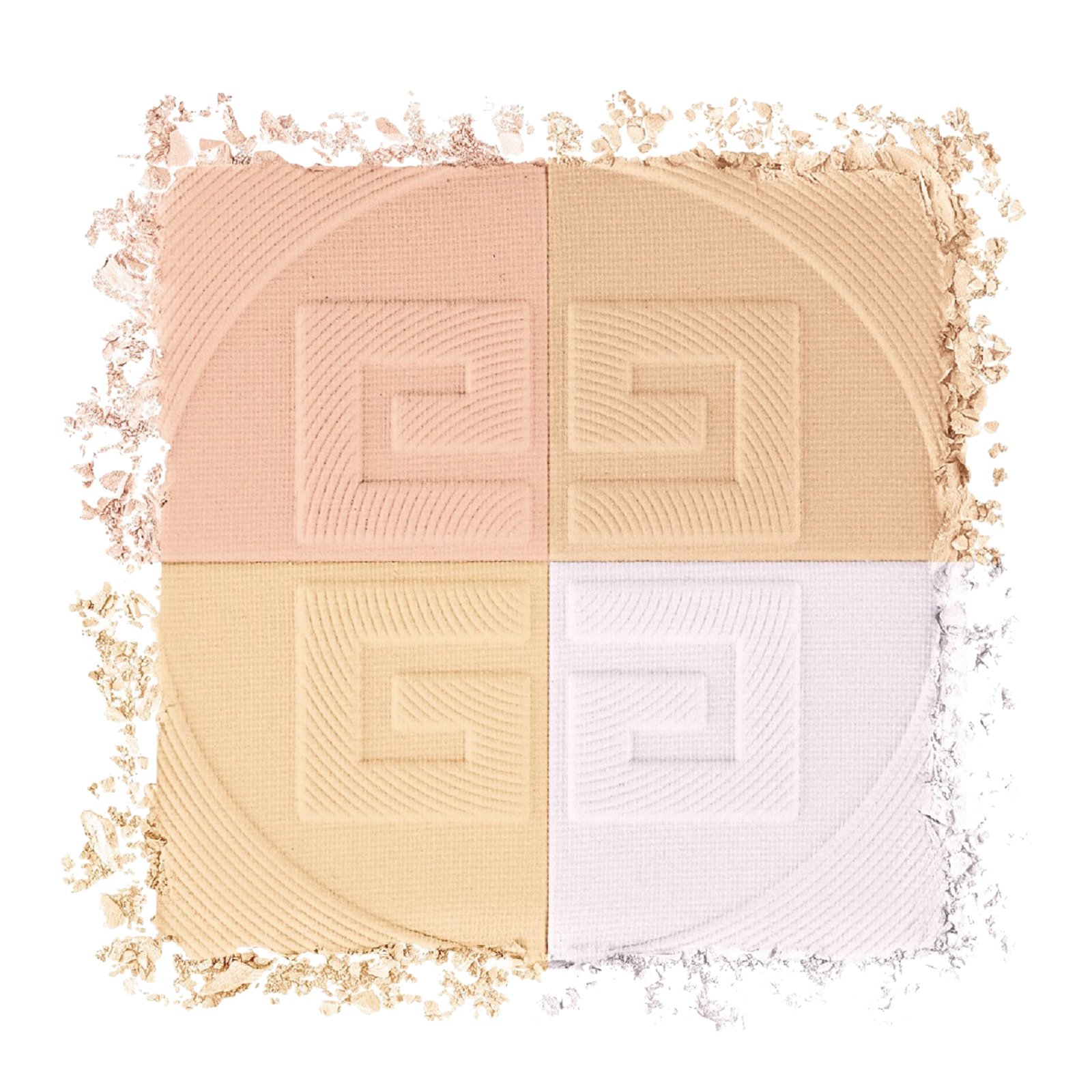 PRISME LIBRE PRESSED POWDER - Compact poeder met fixerend, blurring en mat effect GIVENCHY N02 - satin blanc
