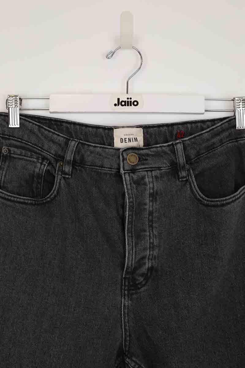 Cotton skinny jeans Black