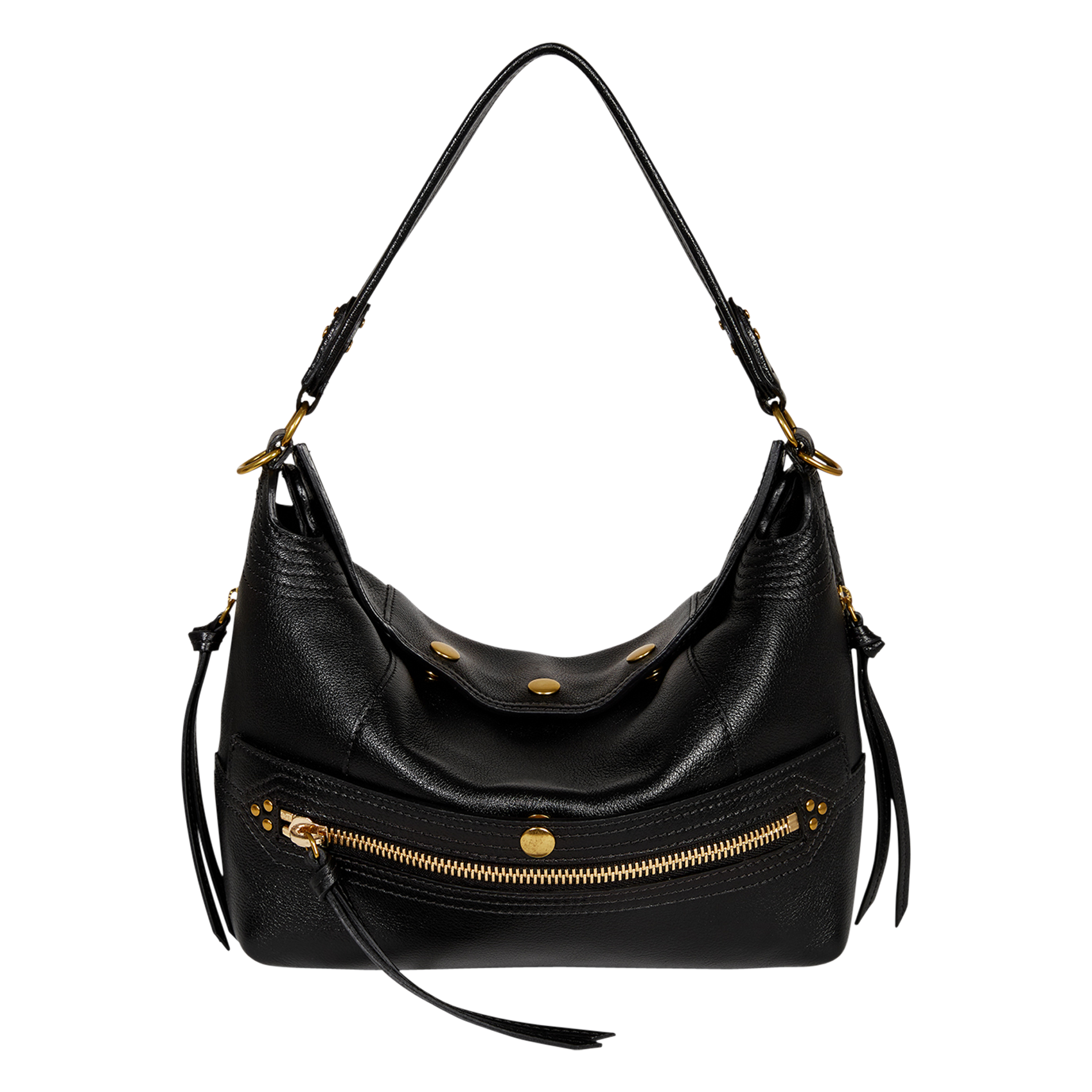 Bobi leather baguette bag  JEROME DREYFUSS Black