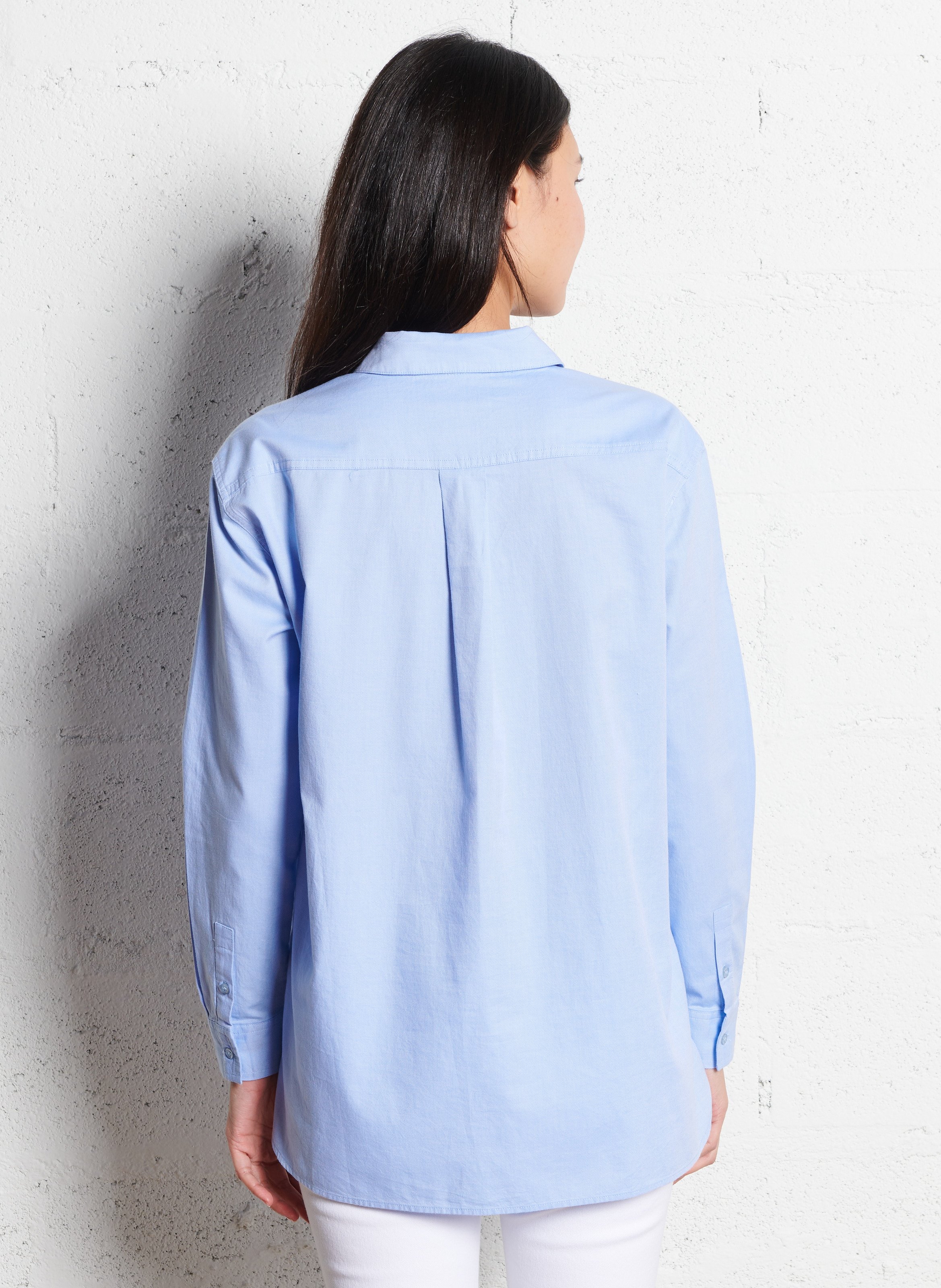 Chemise col classique en coton  MAISON 123 Bleu