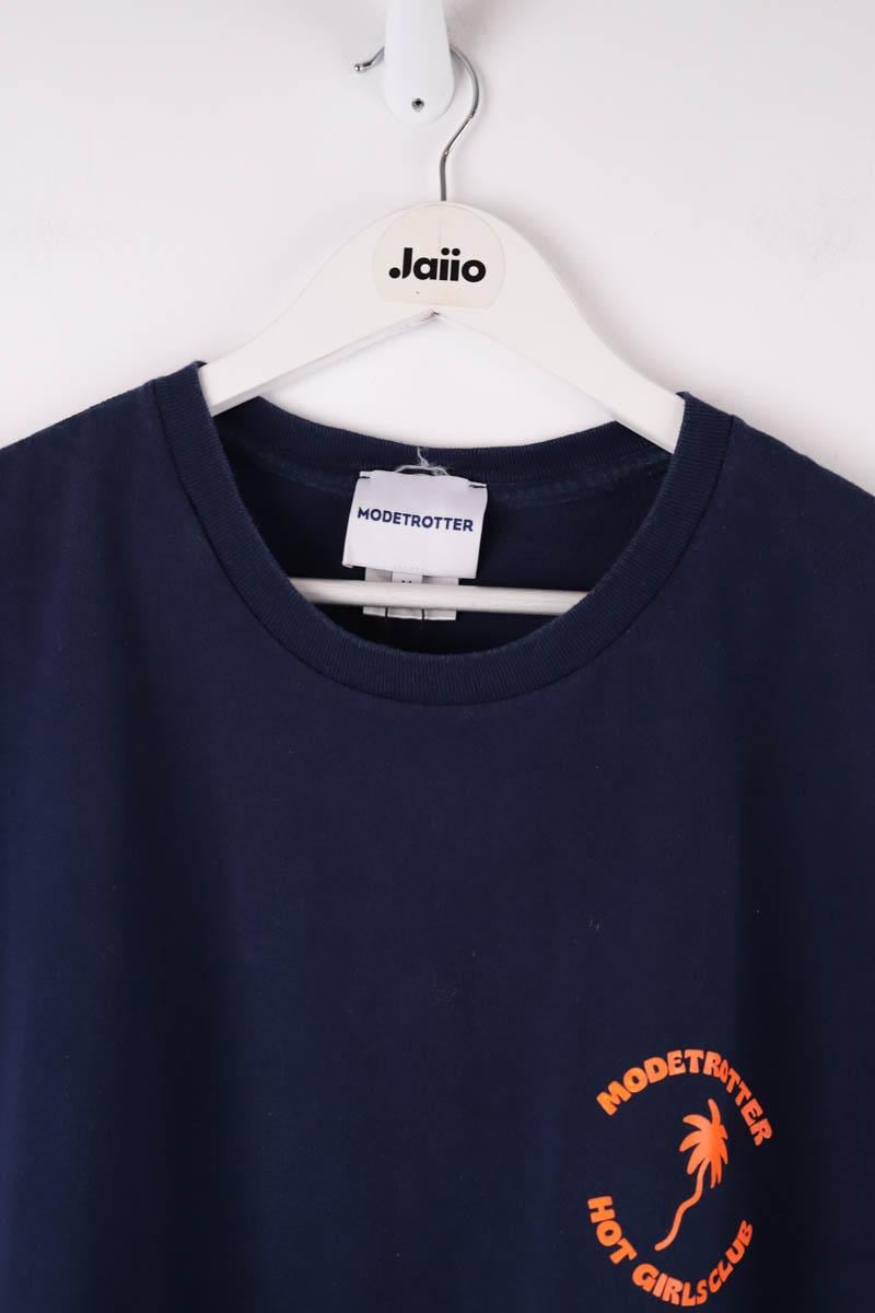 Cotton T-shirt MODETROTTER - Seconde Main Blue