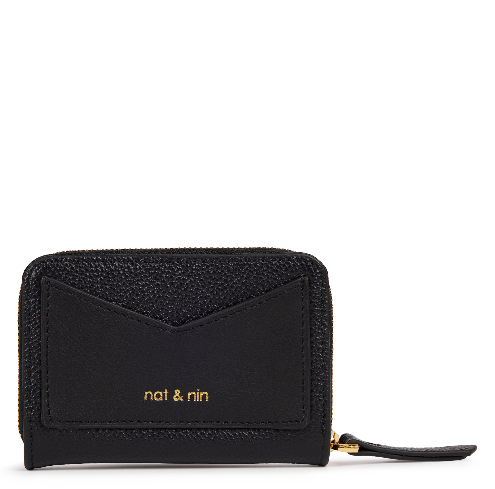 Porte monnaie en cuir NAT & NIN