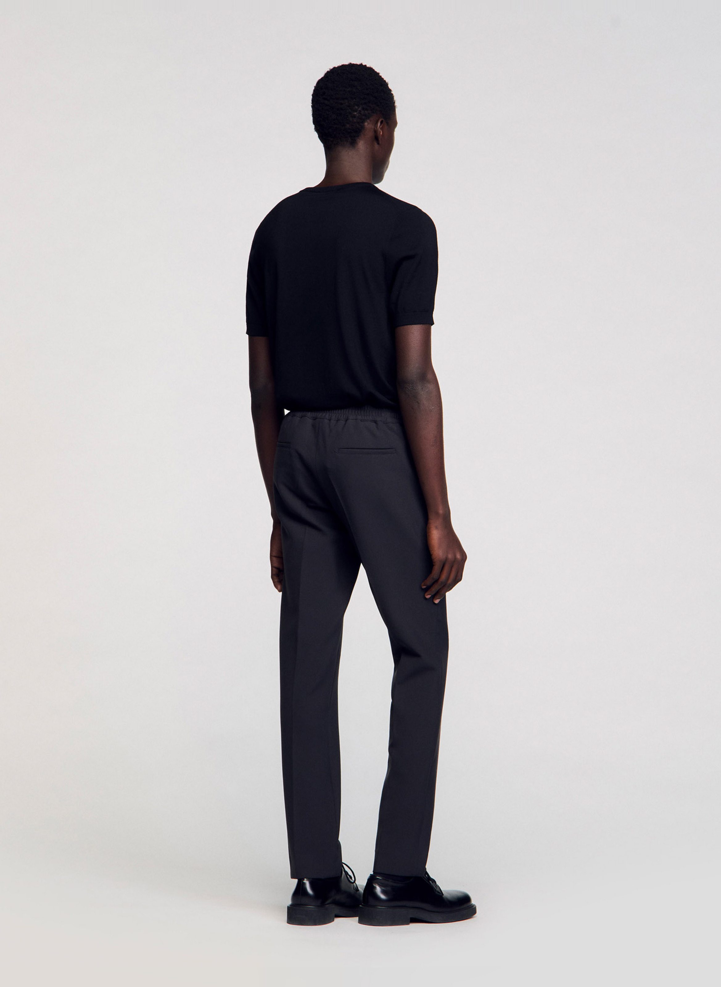 Straight-leg pants SANDRO Grey