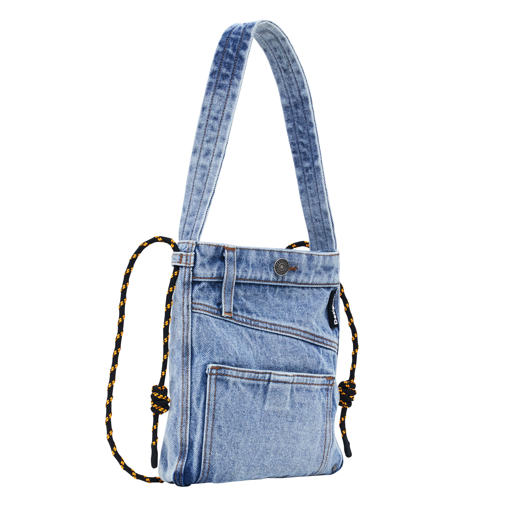Sac bandoulière en jean DESIGUAL Bleu