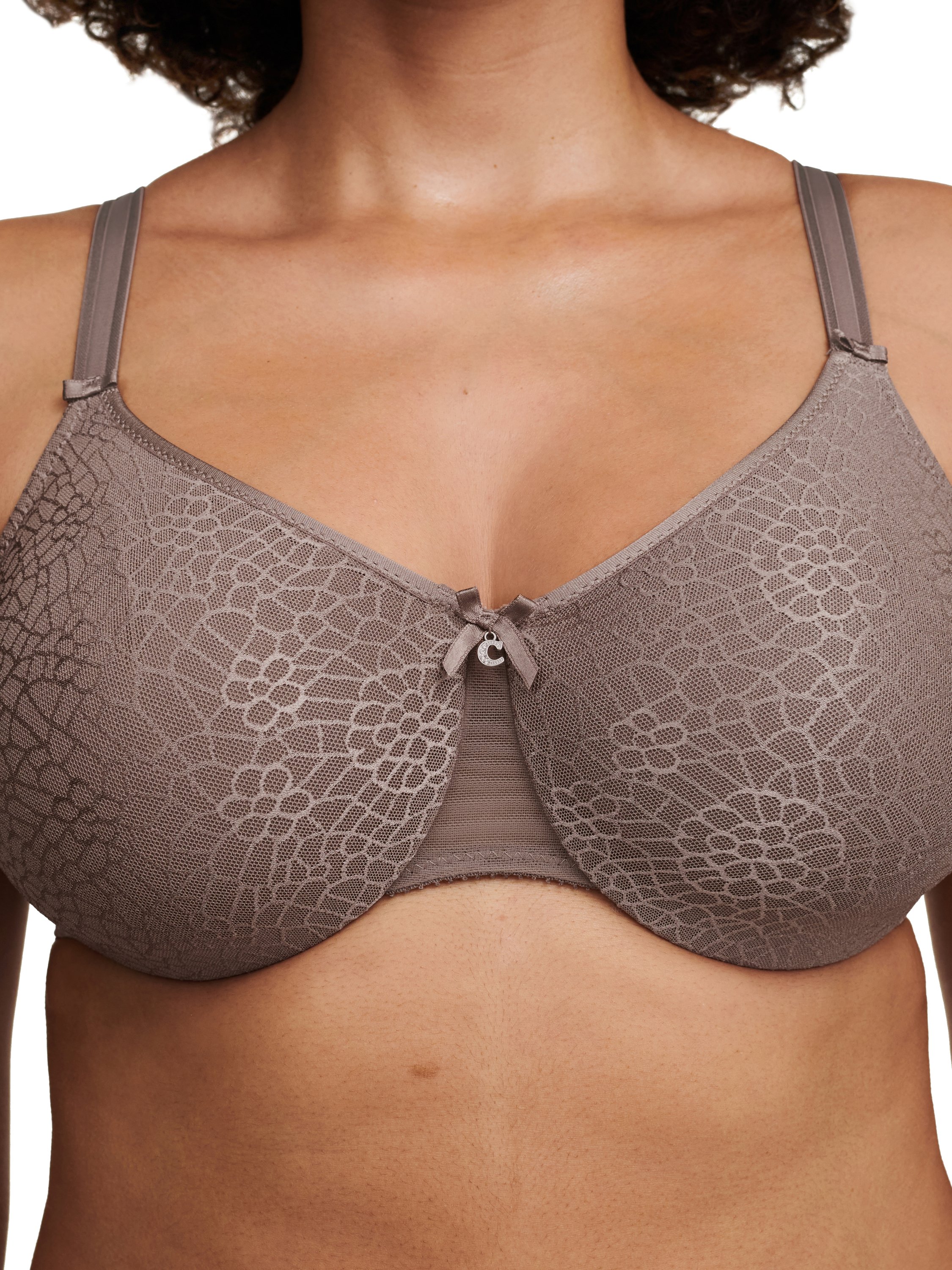 Moulded full-cup bra CHANTELLE Brown