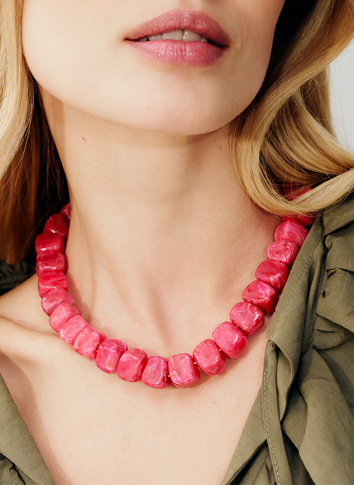 Perlenkette VANESSA BARONI Rosa