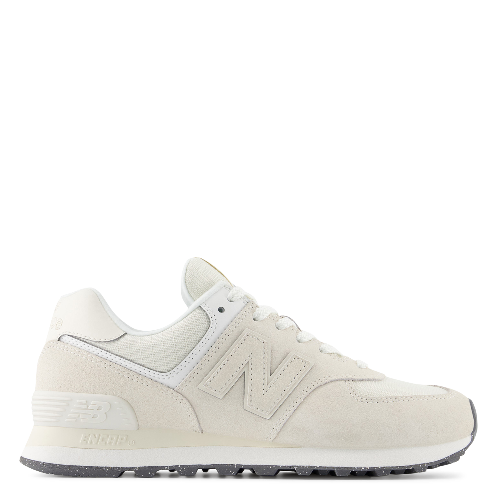 Low-top leather mix sneakers NEW BALANCE White