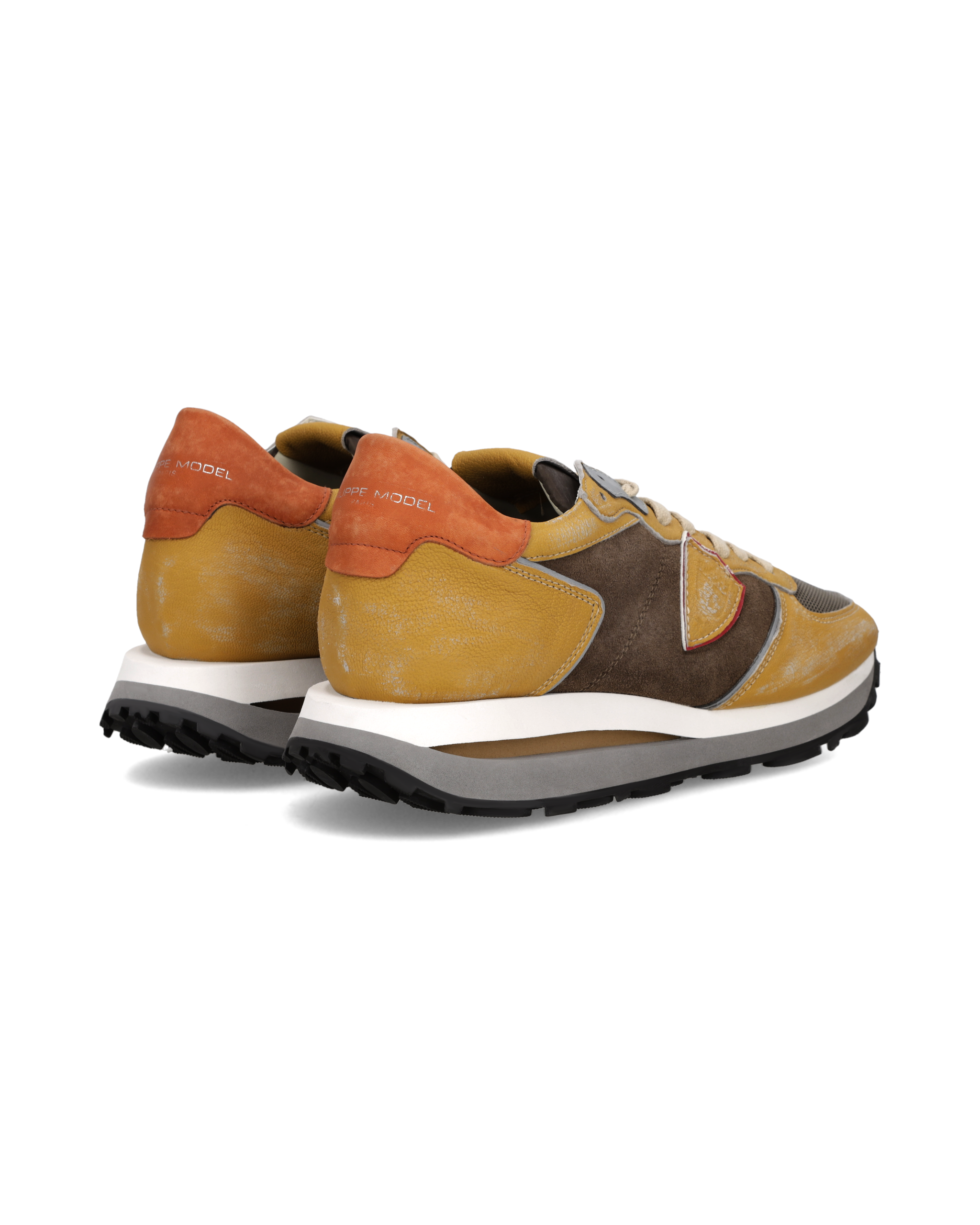 High-top running sneakers PHILIPPE MODEL Brown