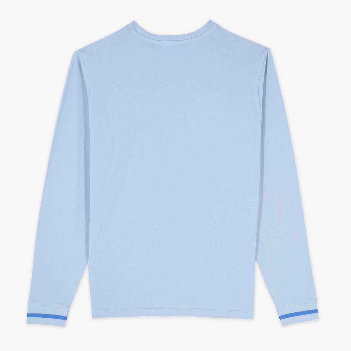 Plain long-sleeve T-shirt SERGE BLANCO Blue