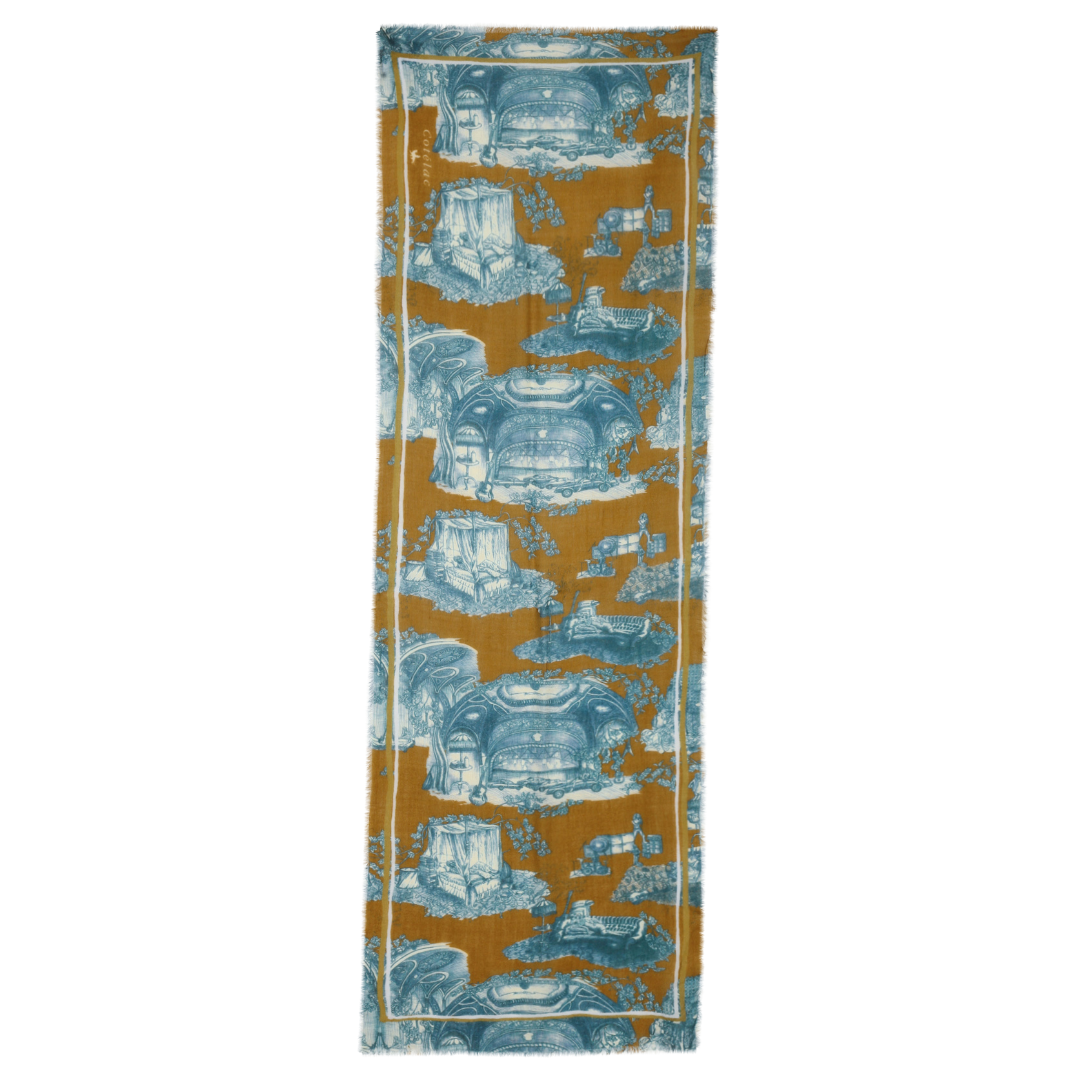 Foulard en laine COTELAC Jaune