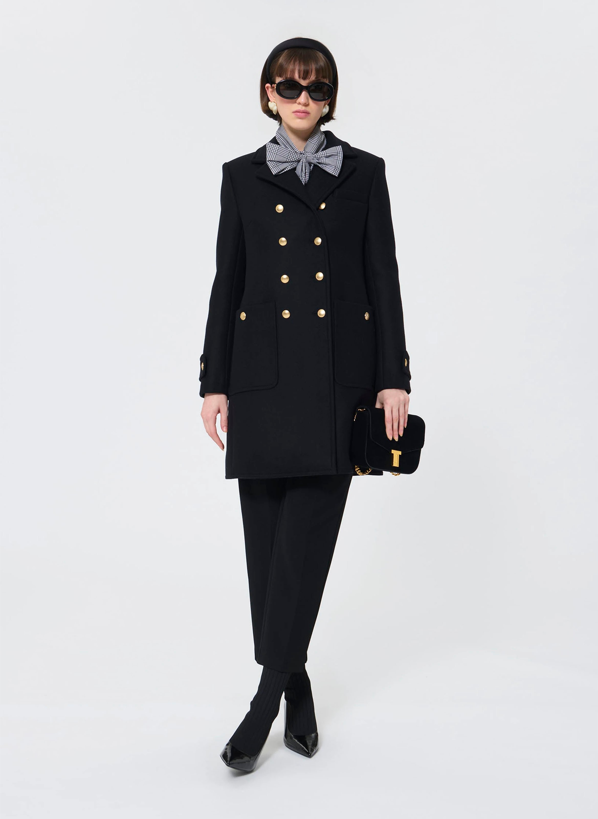 Coat TARA JARMON Black