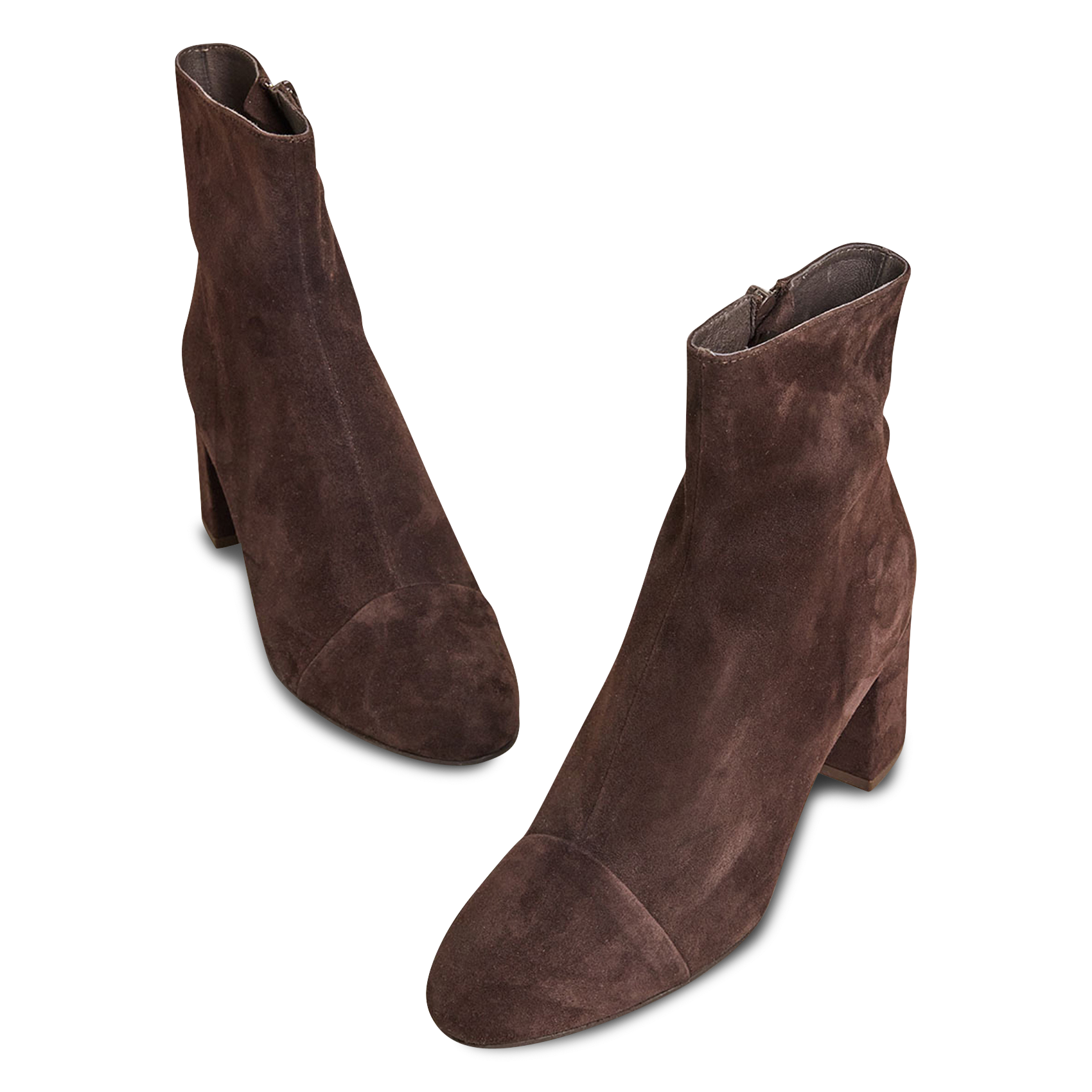 Bianca - Lederstiefeletten Braun