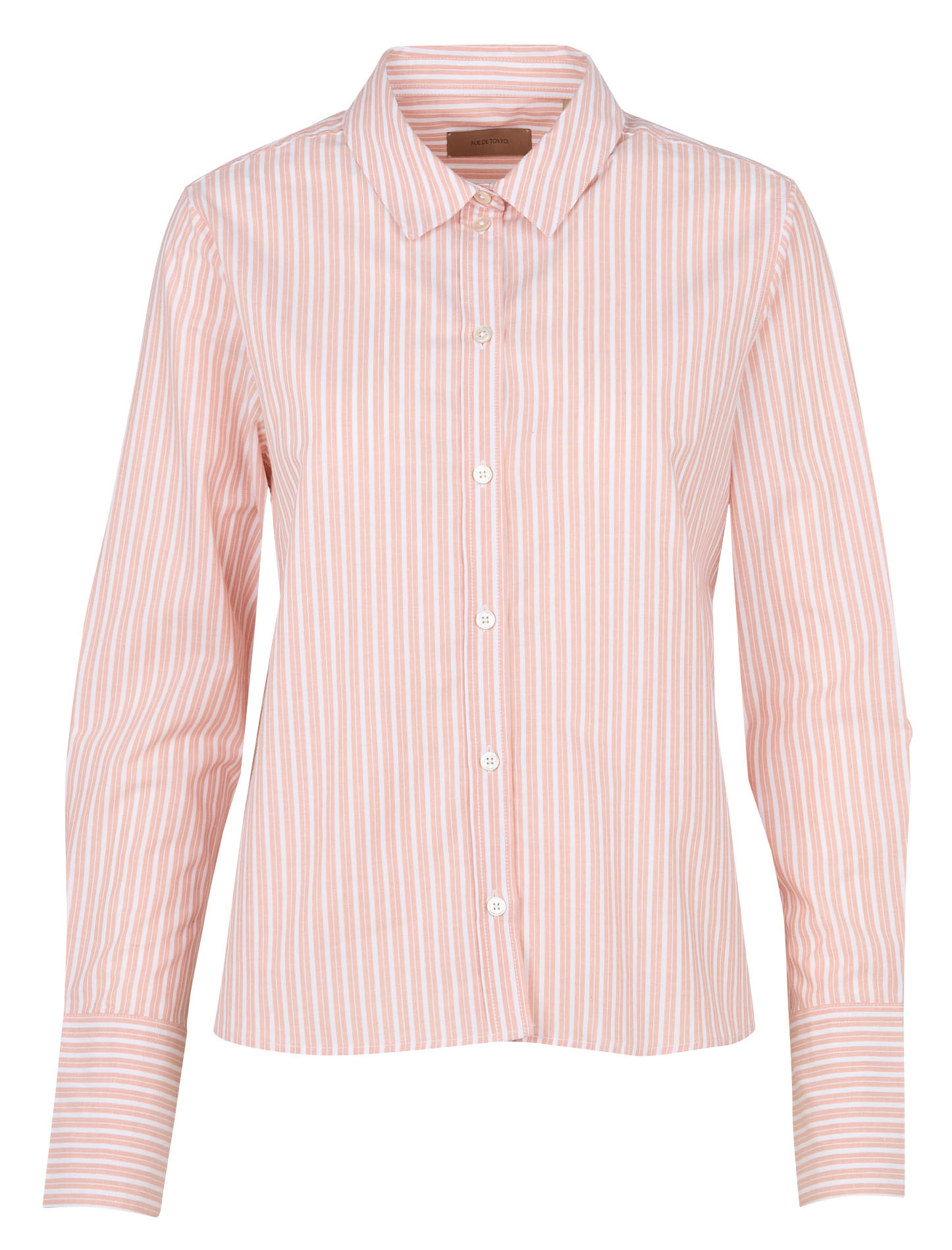 Gestreepte blouse met klassieke kraag RUE DE TOKYO Veelkleurig