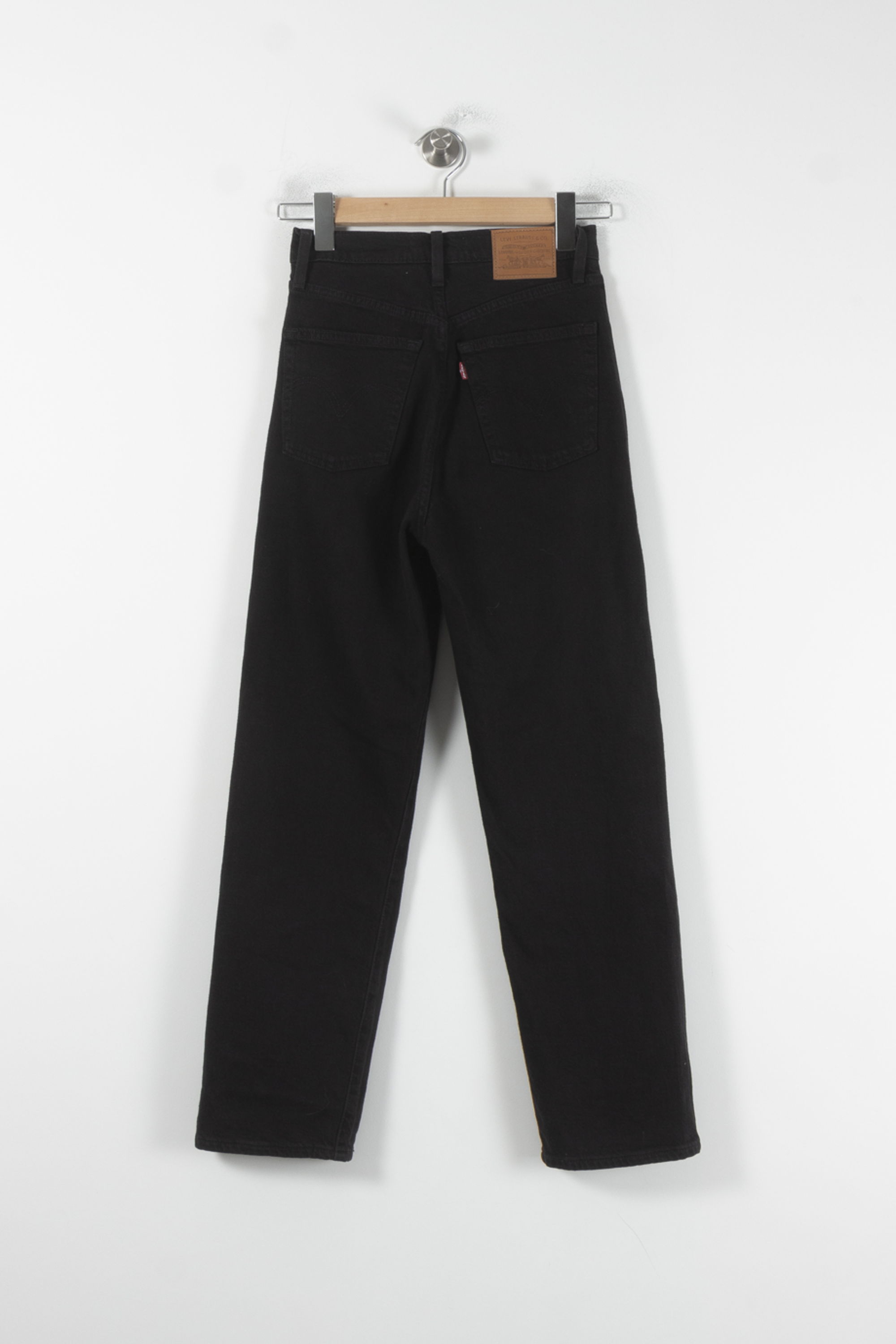 Cropped slim jeans with studs LEVI'S - Seconde main Black