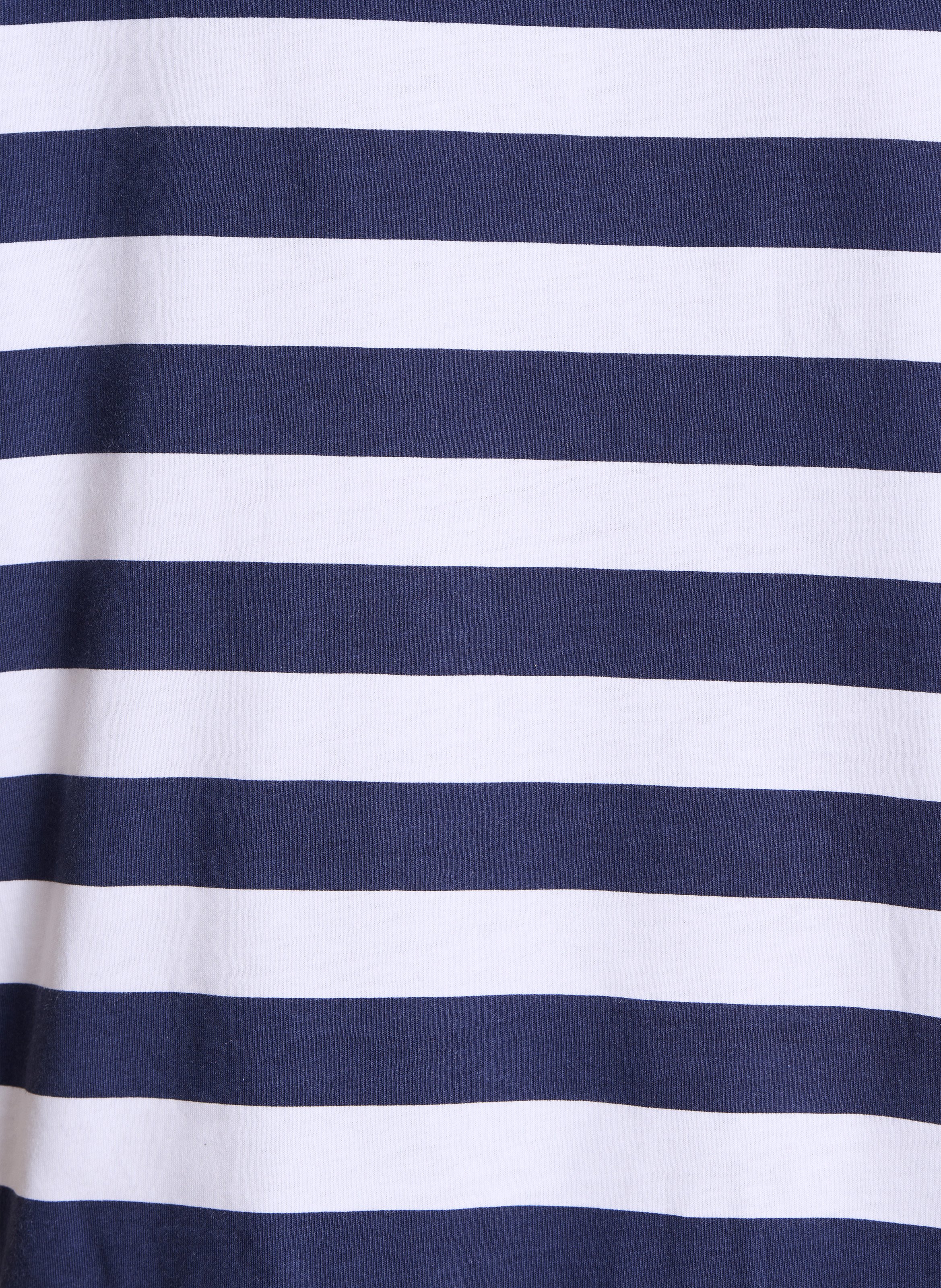 Tee-shirt droit col rond en coton rayé LA FEE MARABOUTEE Bleu