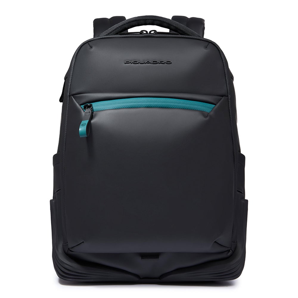 Backpack with under-seat computer and ipad® compartment with shockproof and rfid protection PIQUADRO