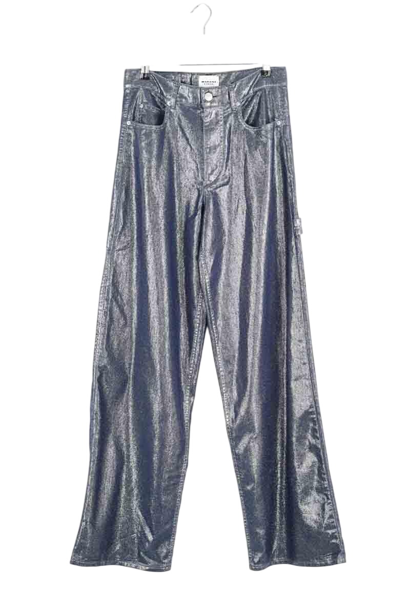 Wide trousers ISABEL MARANT ÉTOILE - SECONDE MAIN Blue