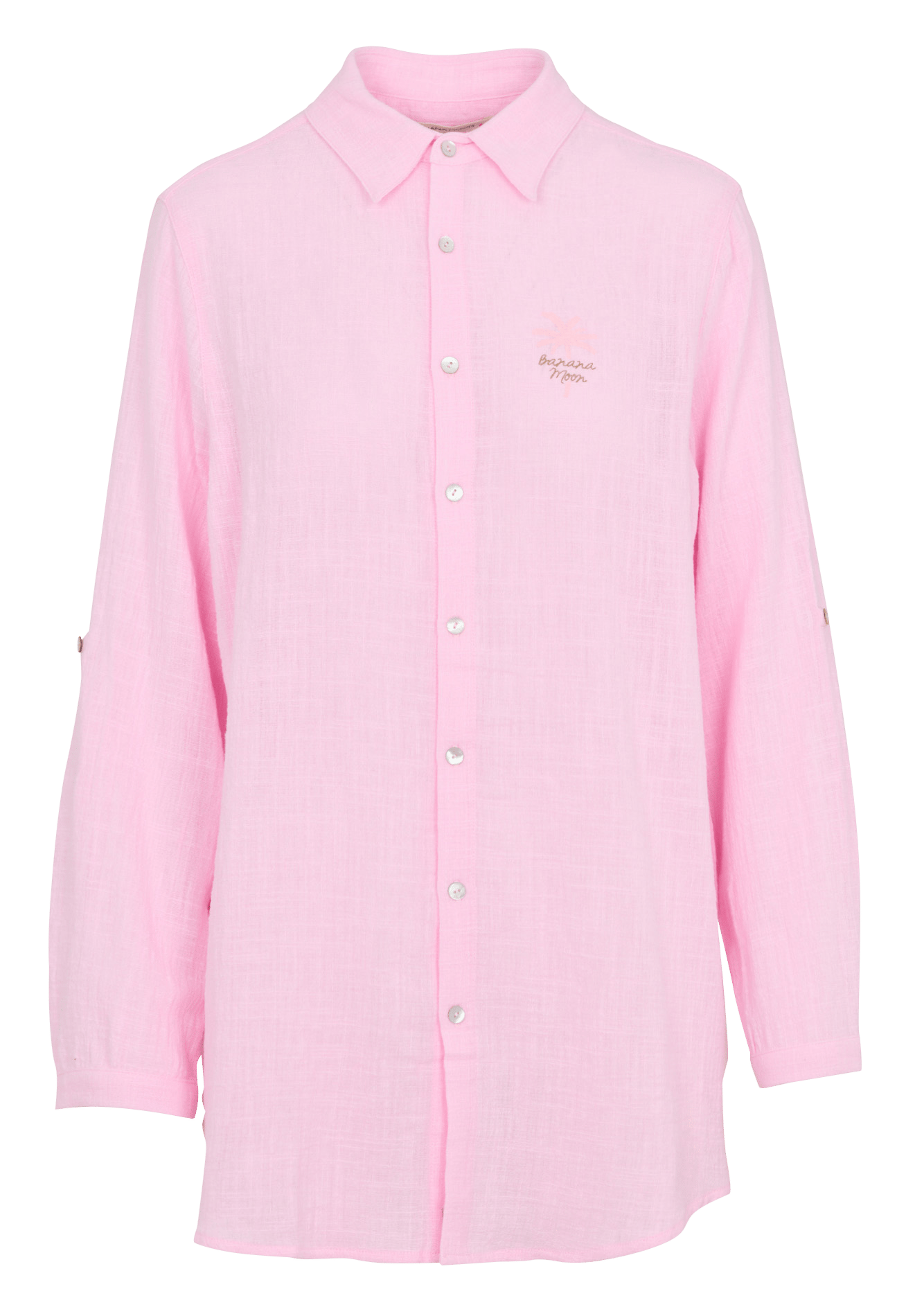 Chemise de plage en coton BANANA MOON Rose