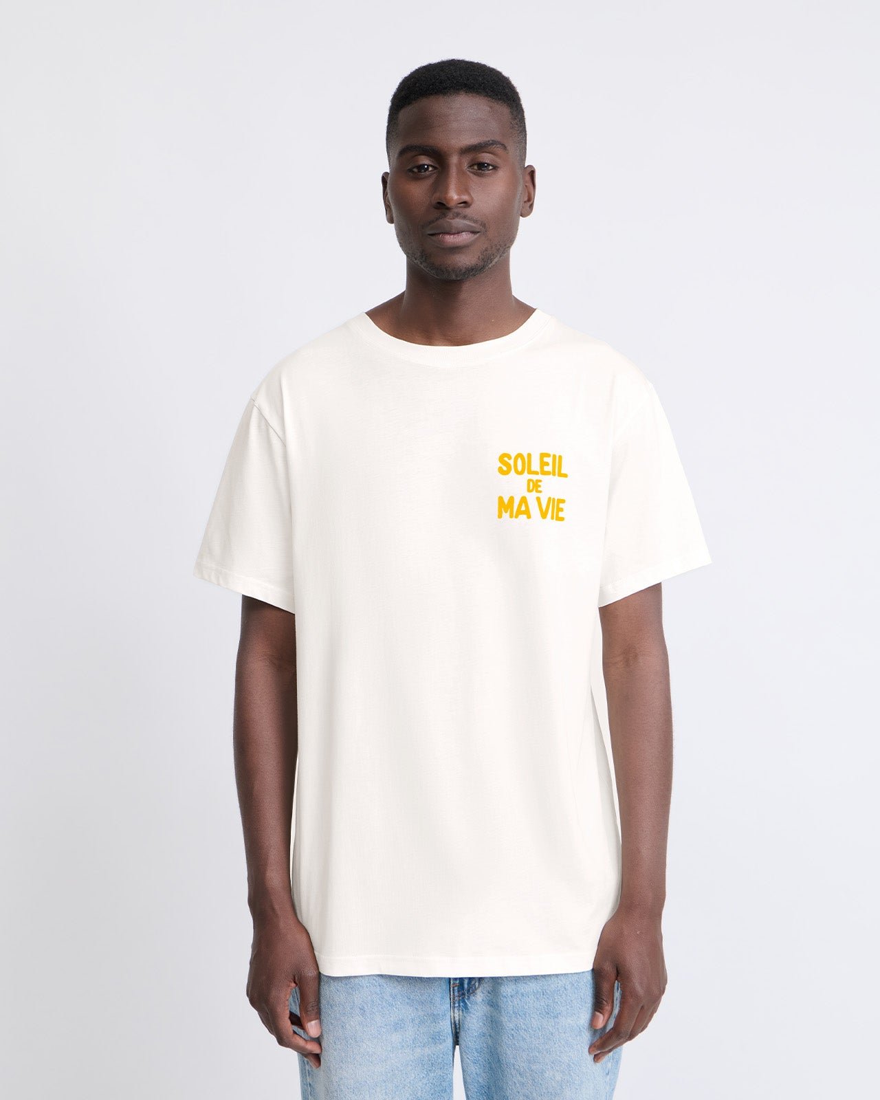 T-shirt imprimé velours soleil de ma vie EMOI EMOI Blanc