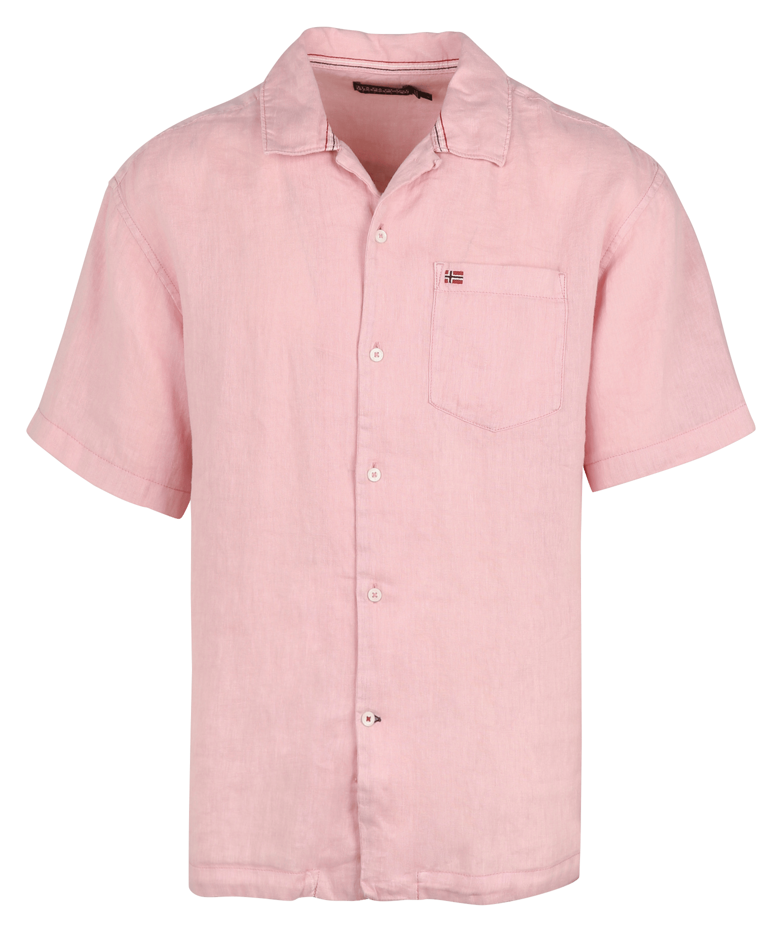 Camisa de lino recta NAPAPIJRI