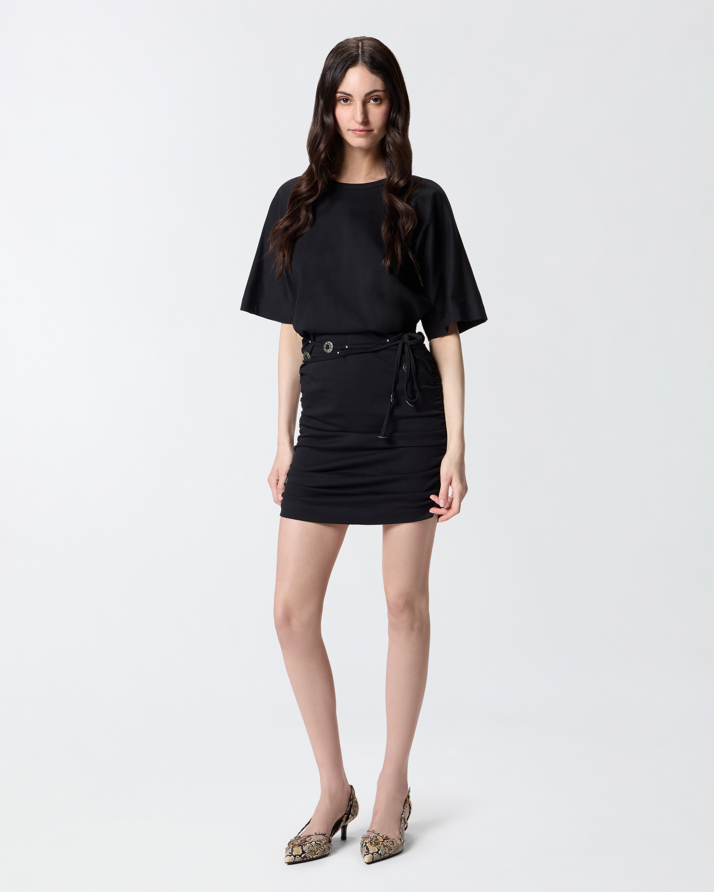 Robe courte avec ceinture PINKO Noir