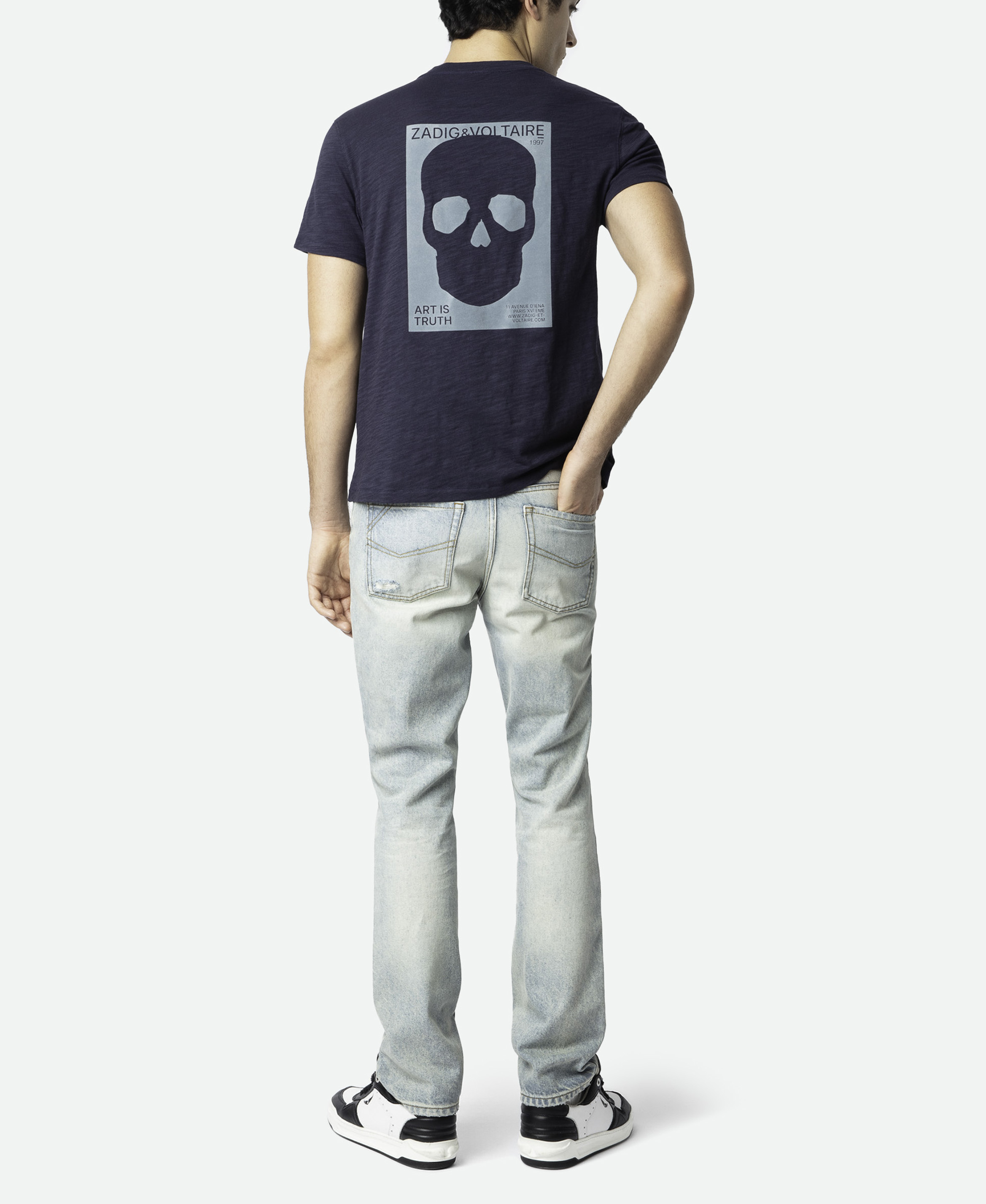 Jean droit en coton mélangé ZADIG&VOLTAIRE Bleu