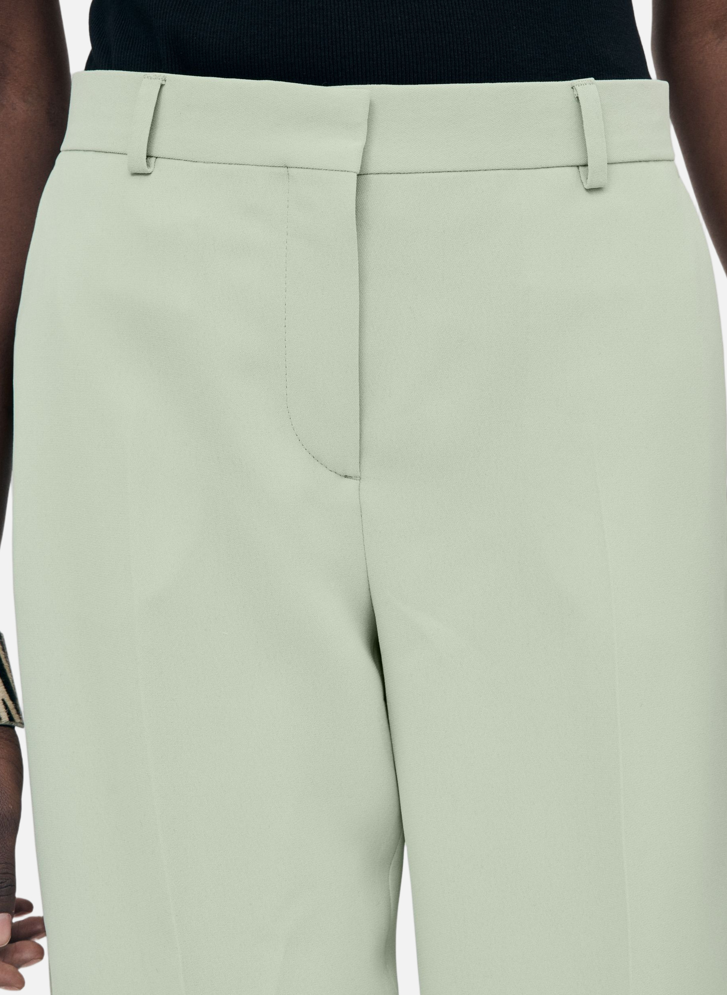 Straight suit trousers THE KOOPLES Green