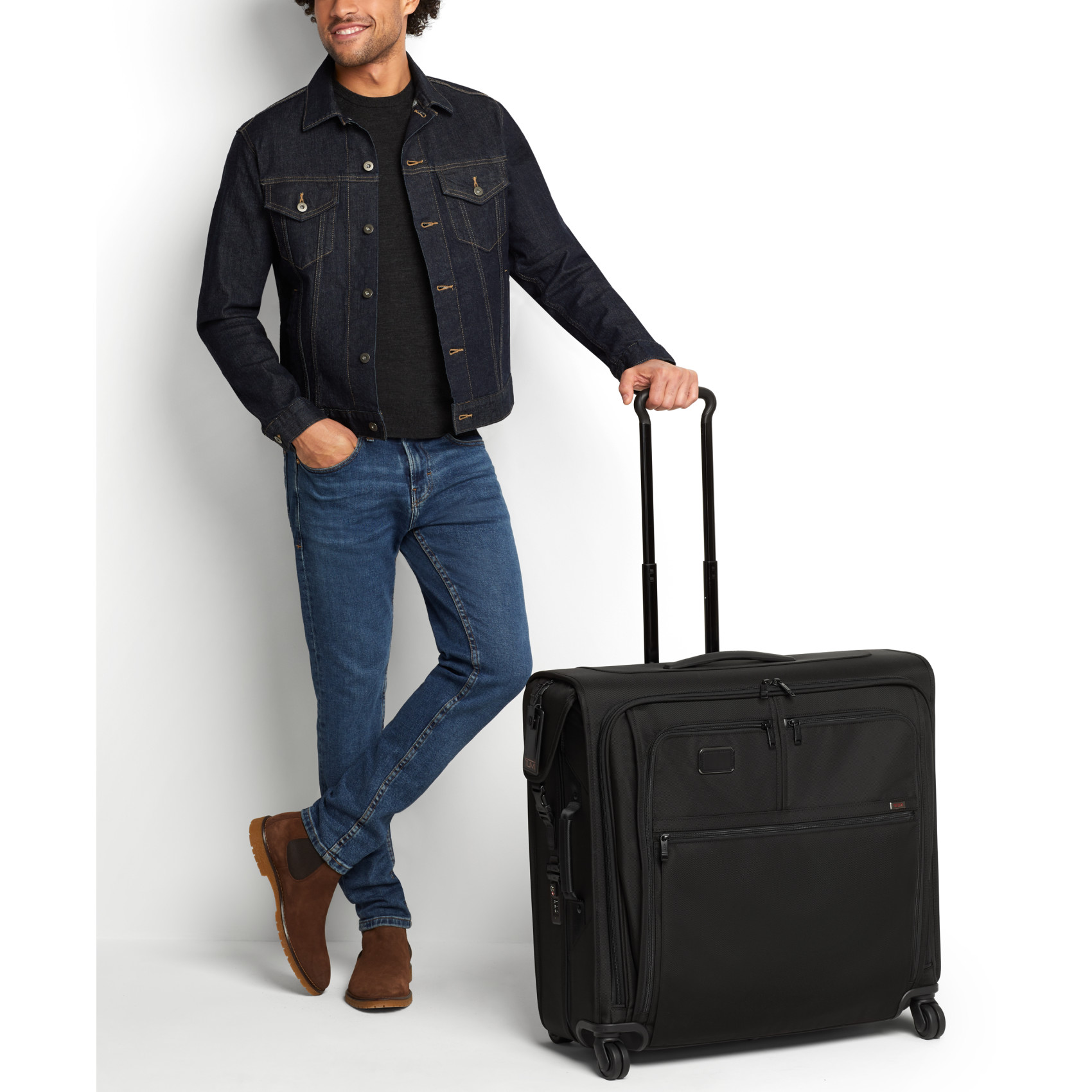 Tumi Alpha Wheeled Garment Bag Size M TUMI Black
