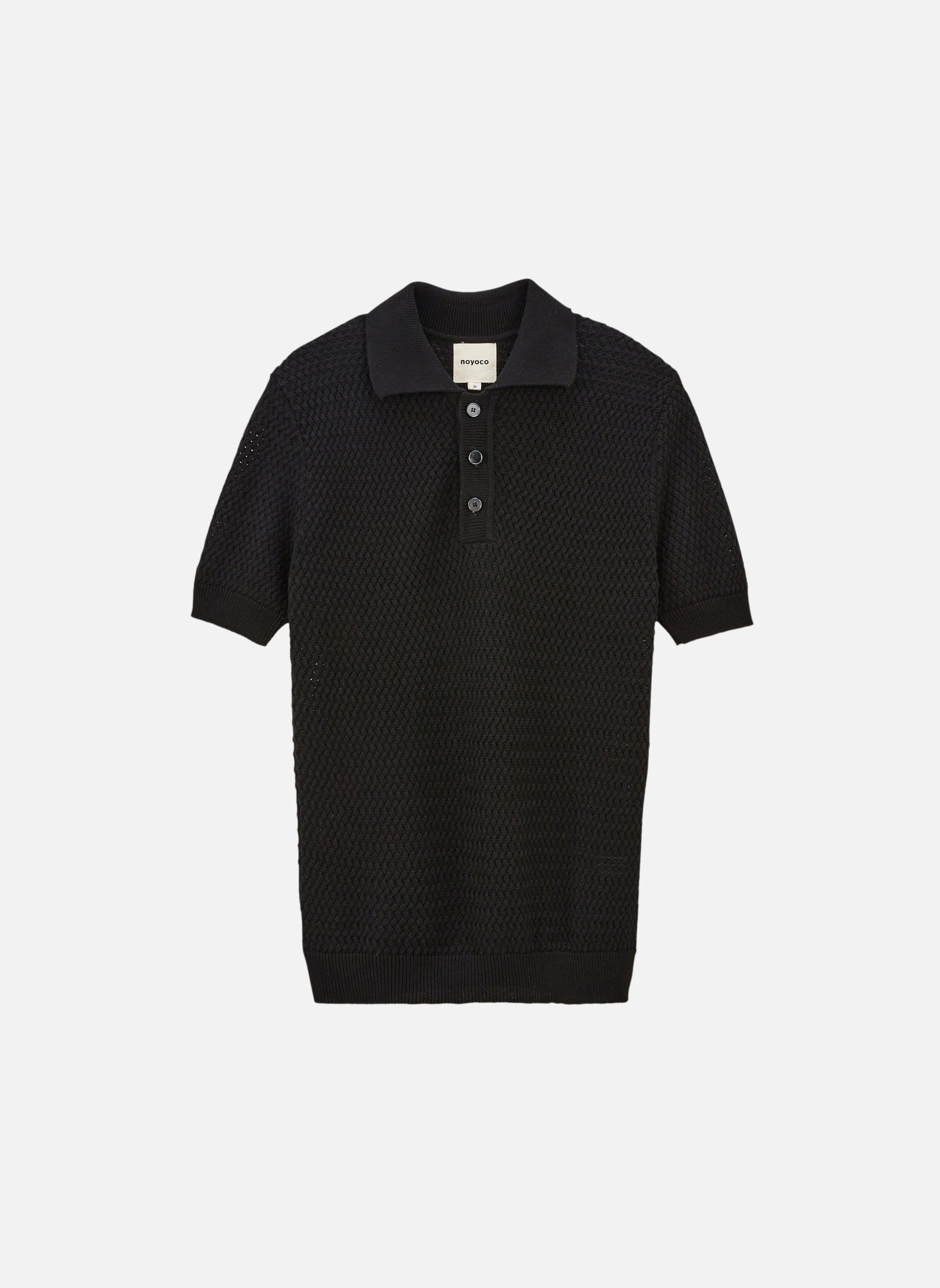 Short-sleeve polo HARING BLACK Noyoco Black