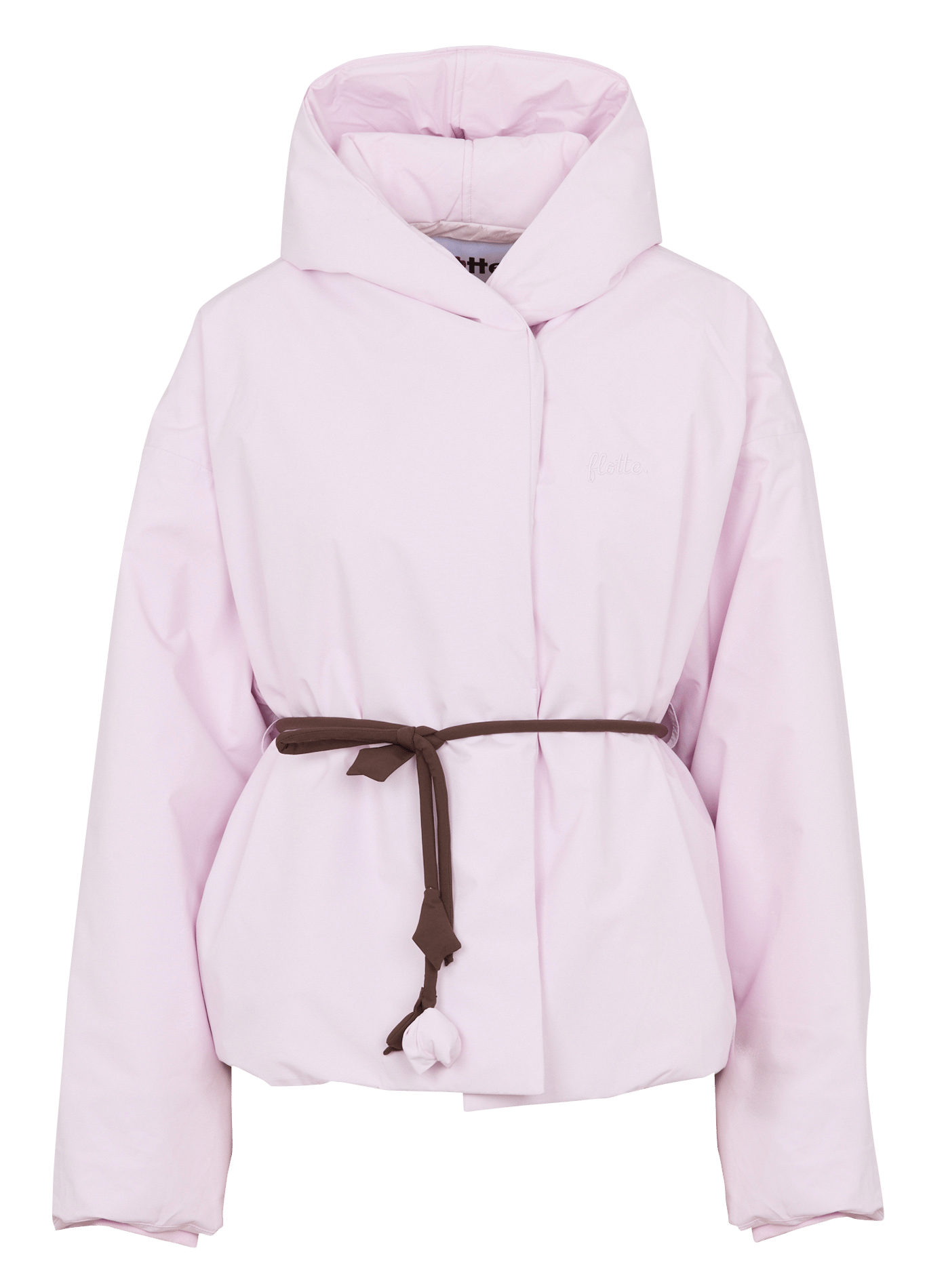 Getailleerde gewatteerde jas FLOTTE Roze