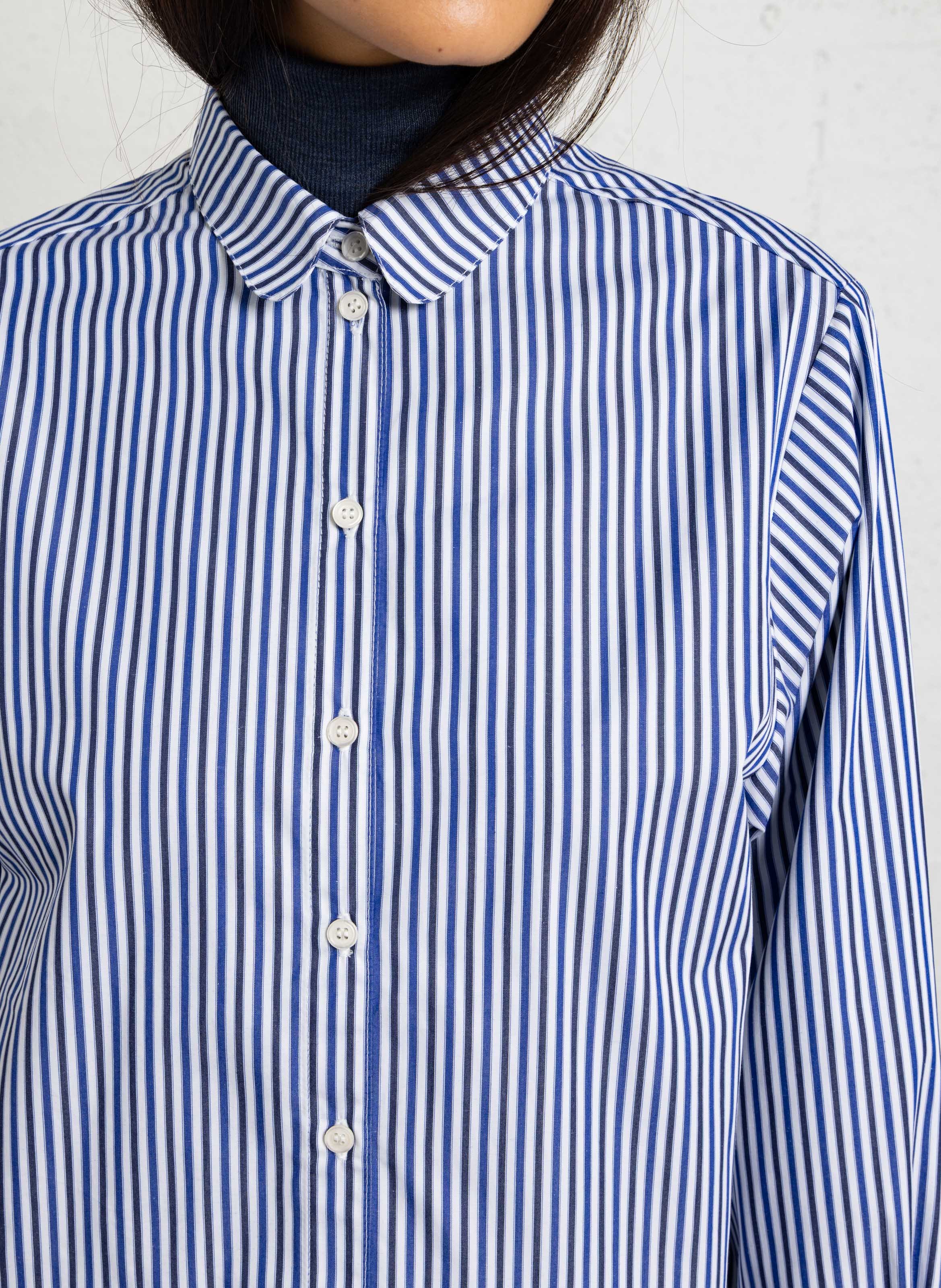 Cotton shirt with classic collar SUZIE WINKLE Blue