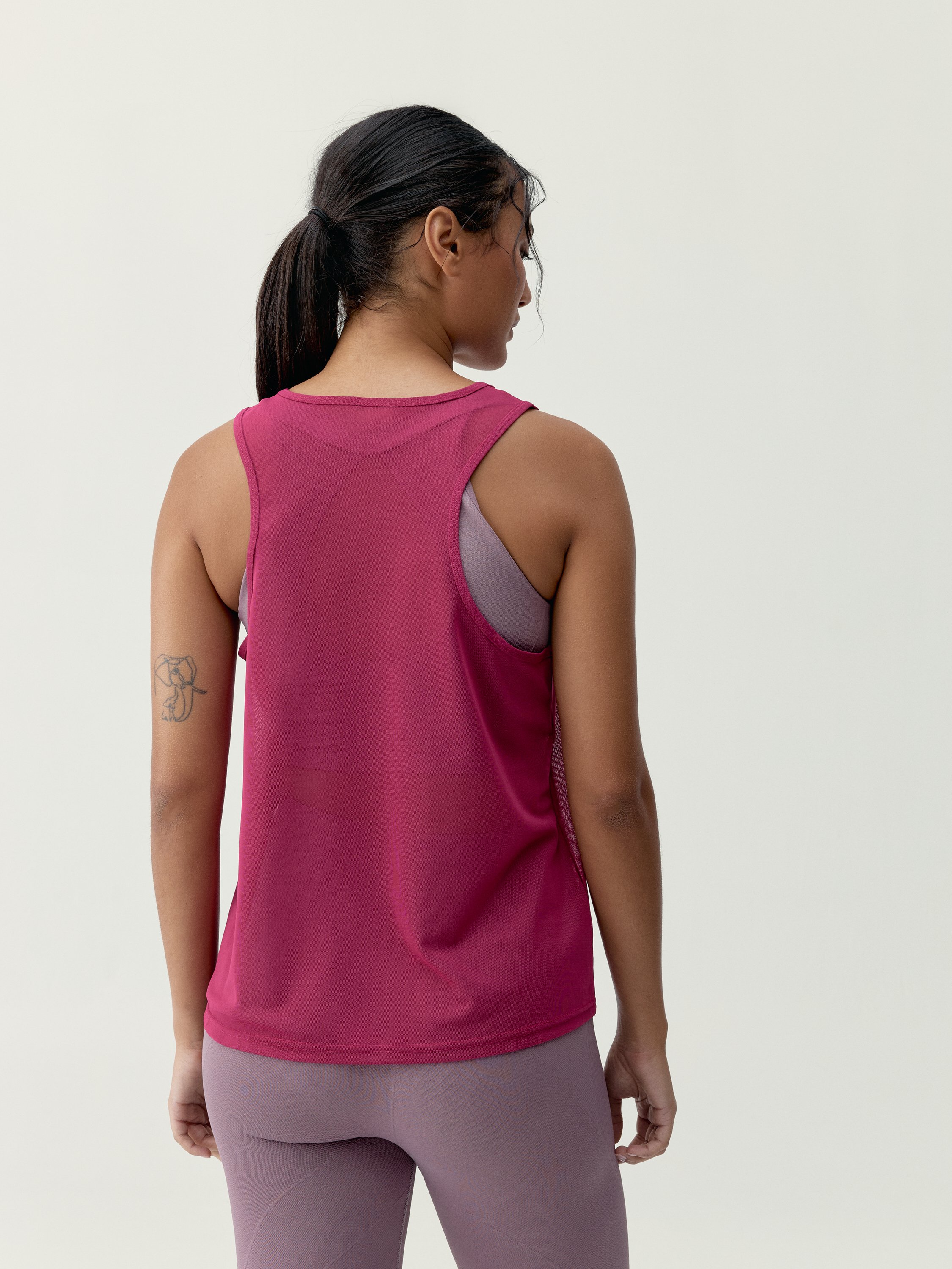 Transparent tank top | Red BORN Women