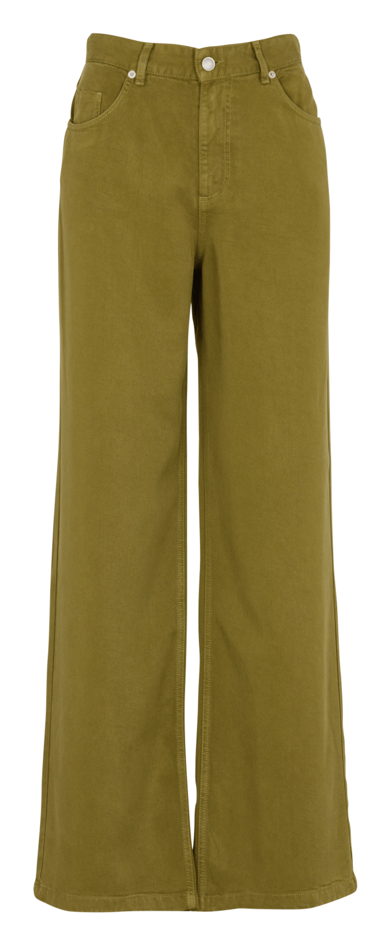 Weit geschnittene Hose aus Canvas IKKS Grun