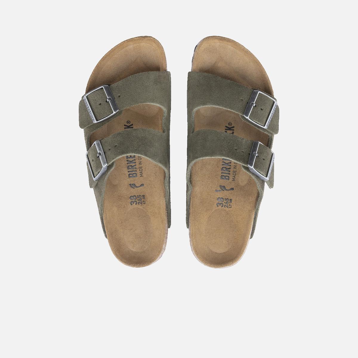Flat sandals BIRKENSTOCK Khaki