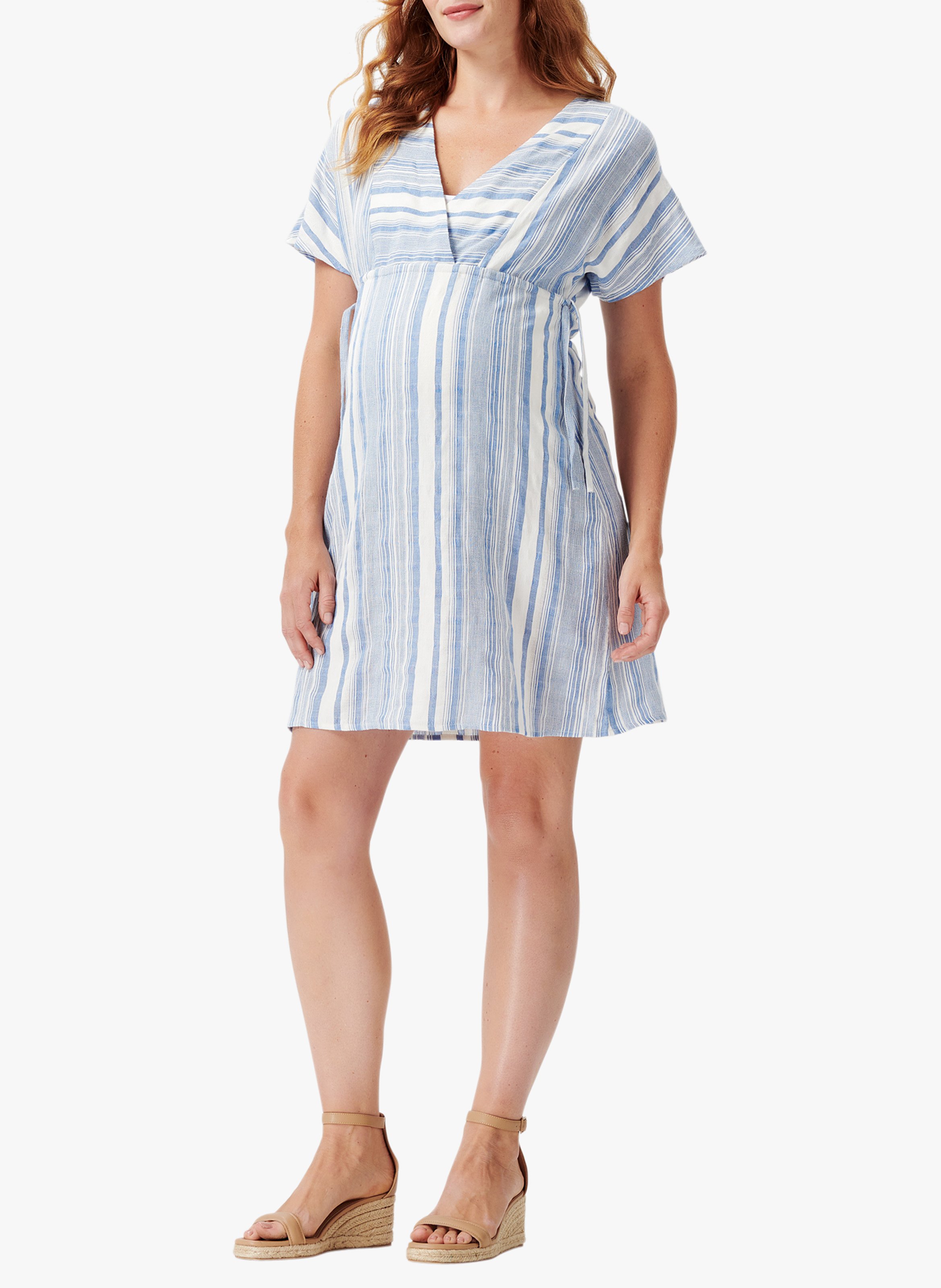 Cotton maternity dress NOPPIES White