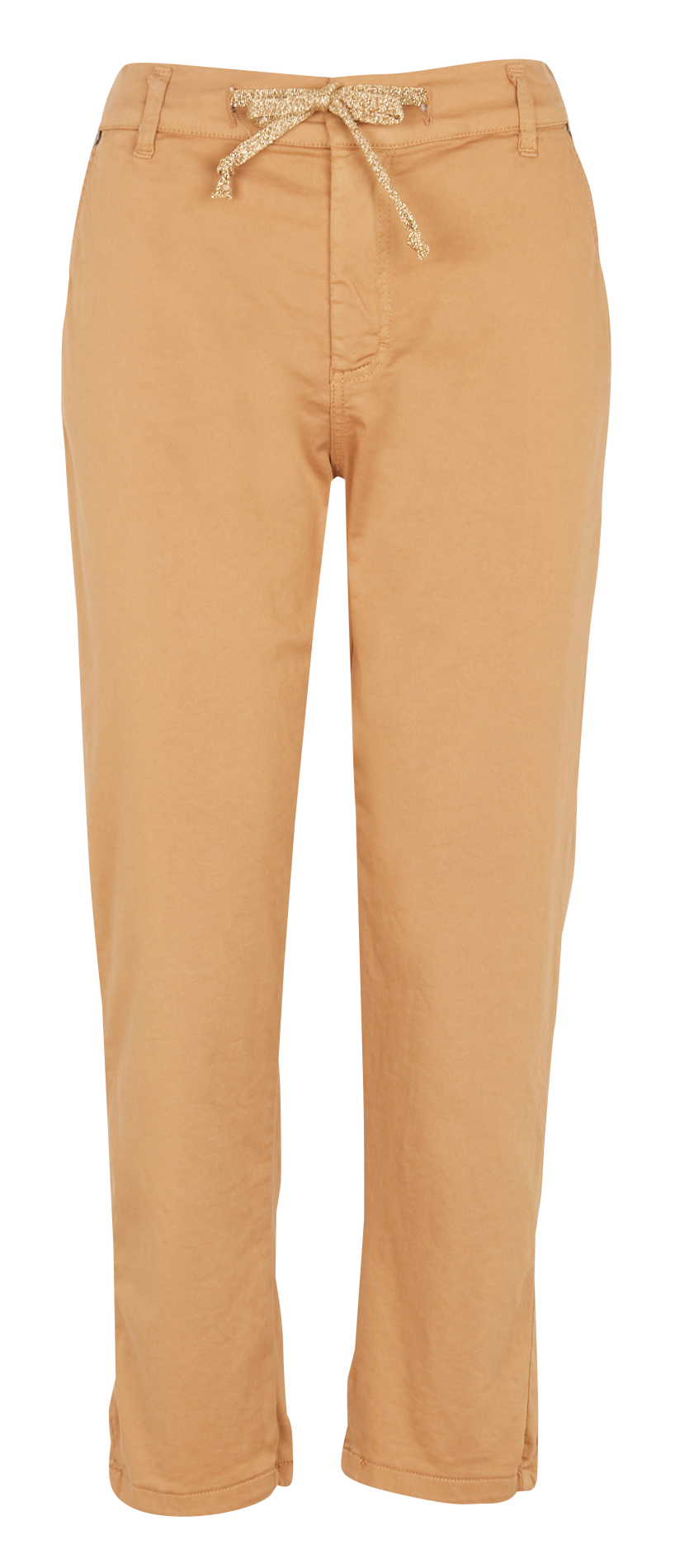 Cotton-blend carrot trousers PLEASE Brown