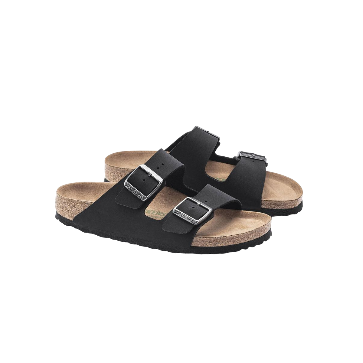 Faux leather sandals BIRKENSTOCK Black