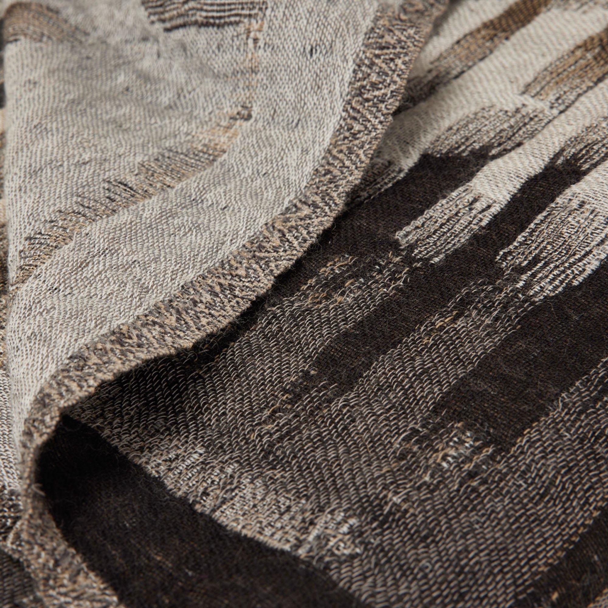 Plaid pure laine MADURA Gris