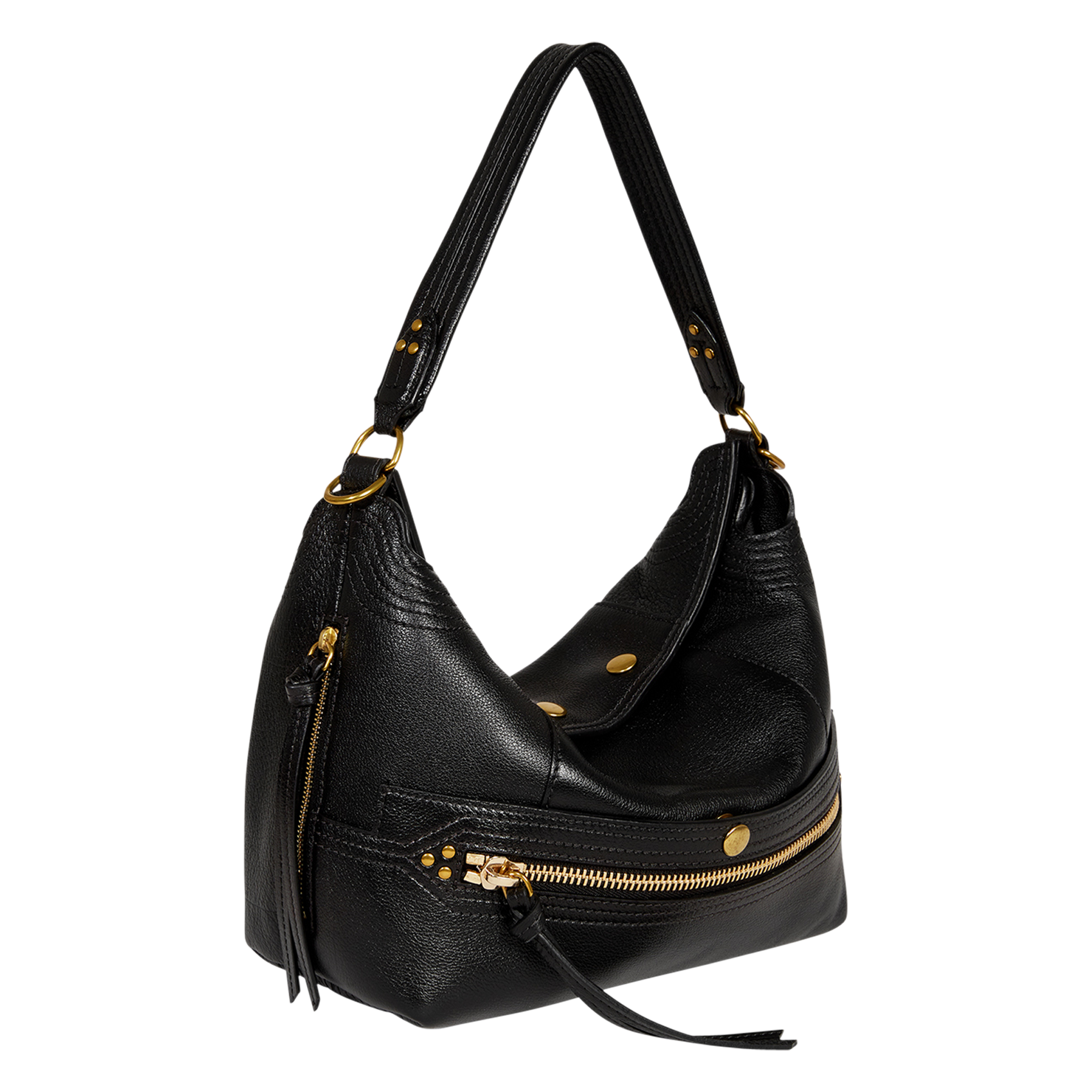 Bobi leather baguette bag  JEROME DREYFUSS Black