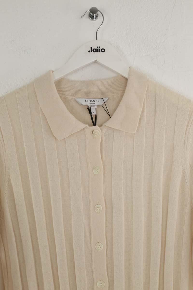 V-neck dress LK BENNETT - Seconde Main Beige