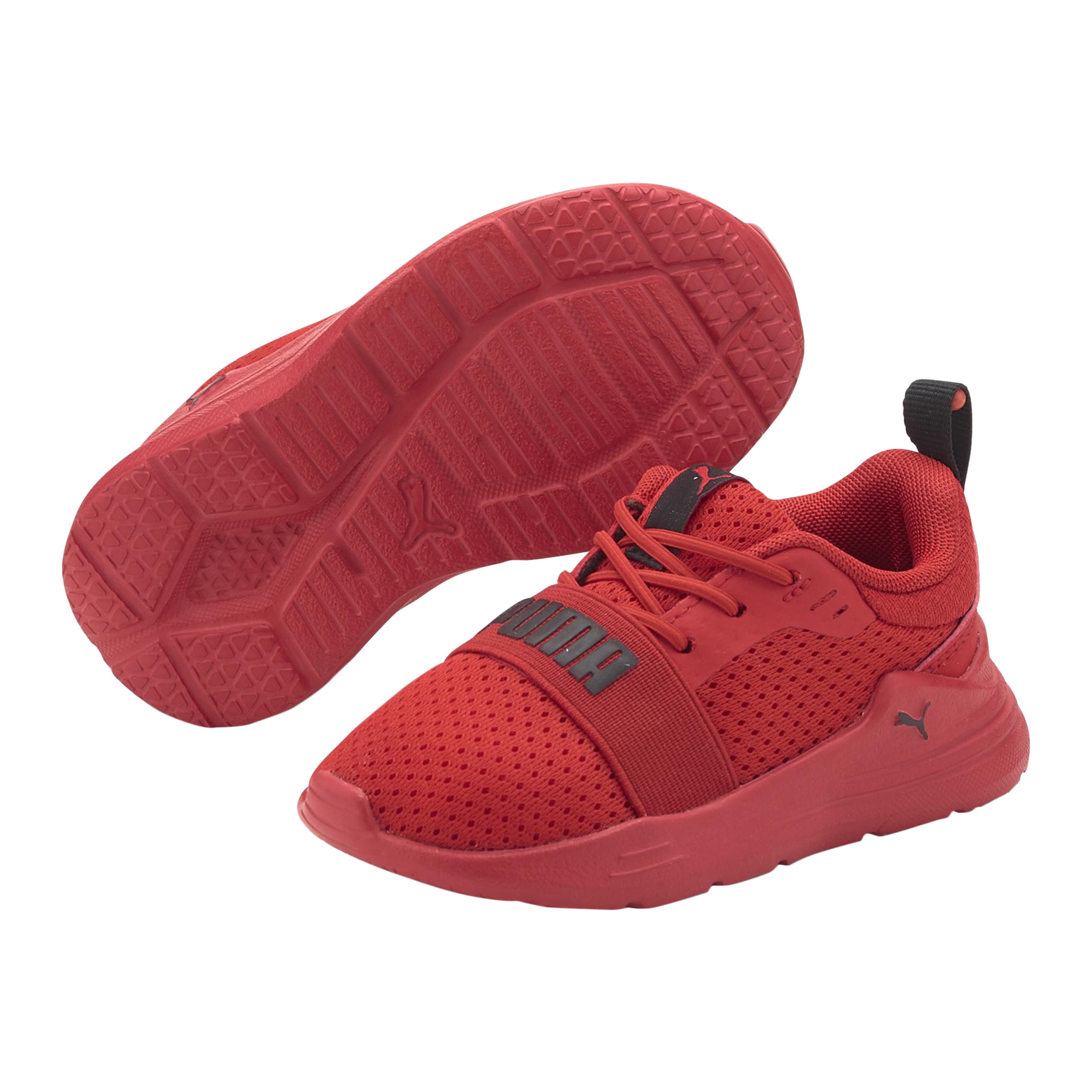 Kids' lace-up sneakers wired run ac PUMA Red