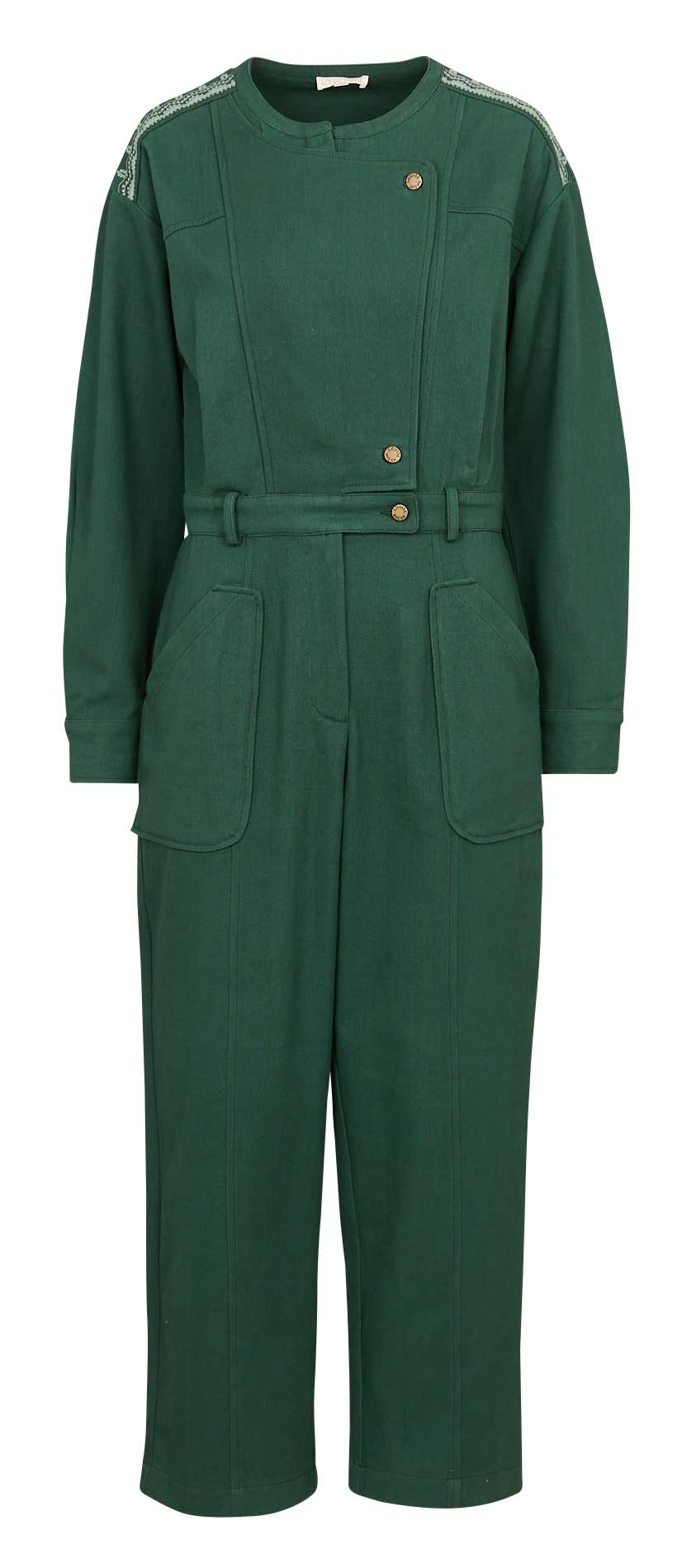 Cotton jumpsuit LOUISE MISHA Green