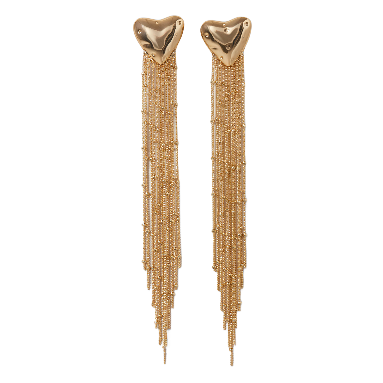 Boucles d'oreilles pendantes en cascade CLAUDIE PIERLOT Doré