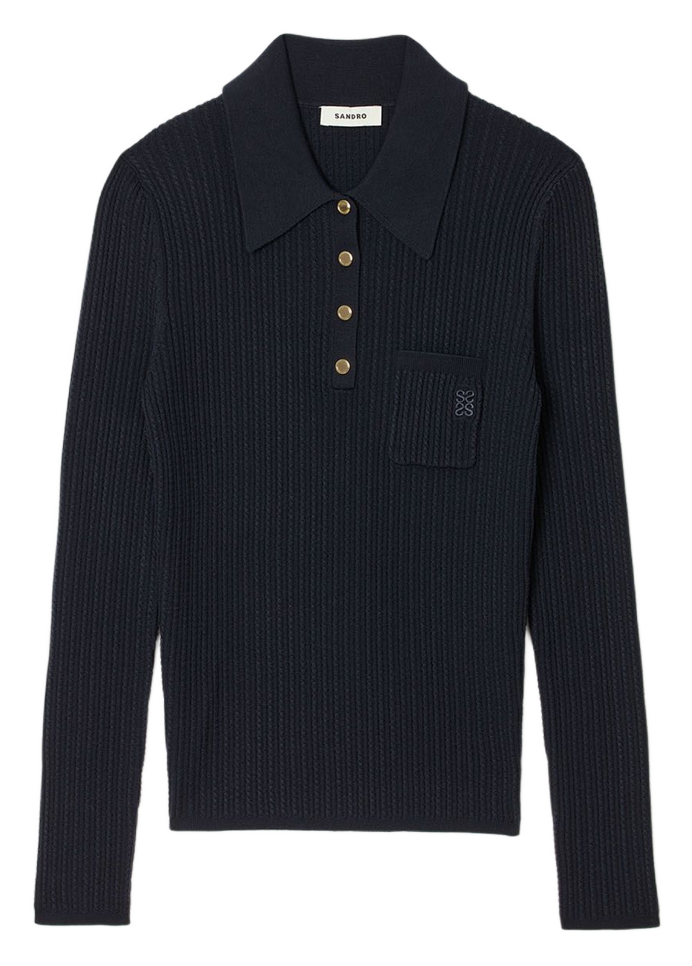 Klassieke trui SANDRO Blauw