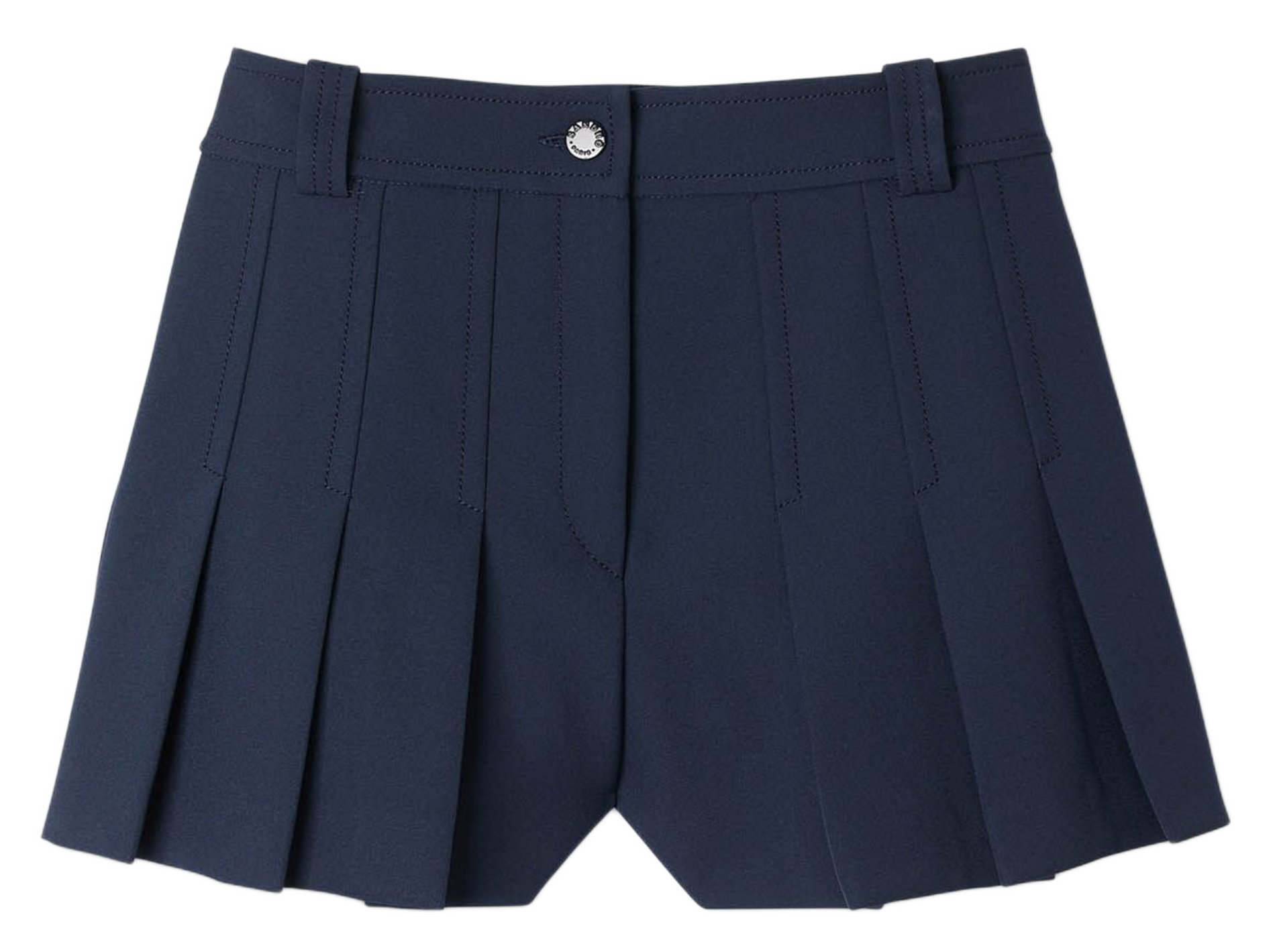 Short court plissé SANDRO Bleu